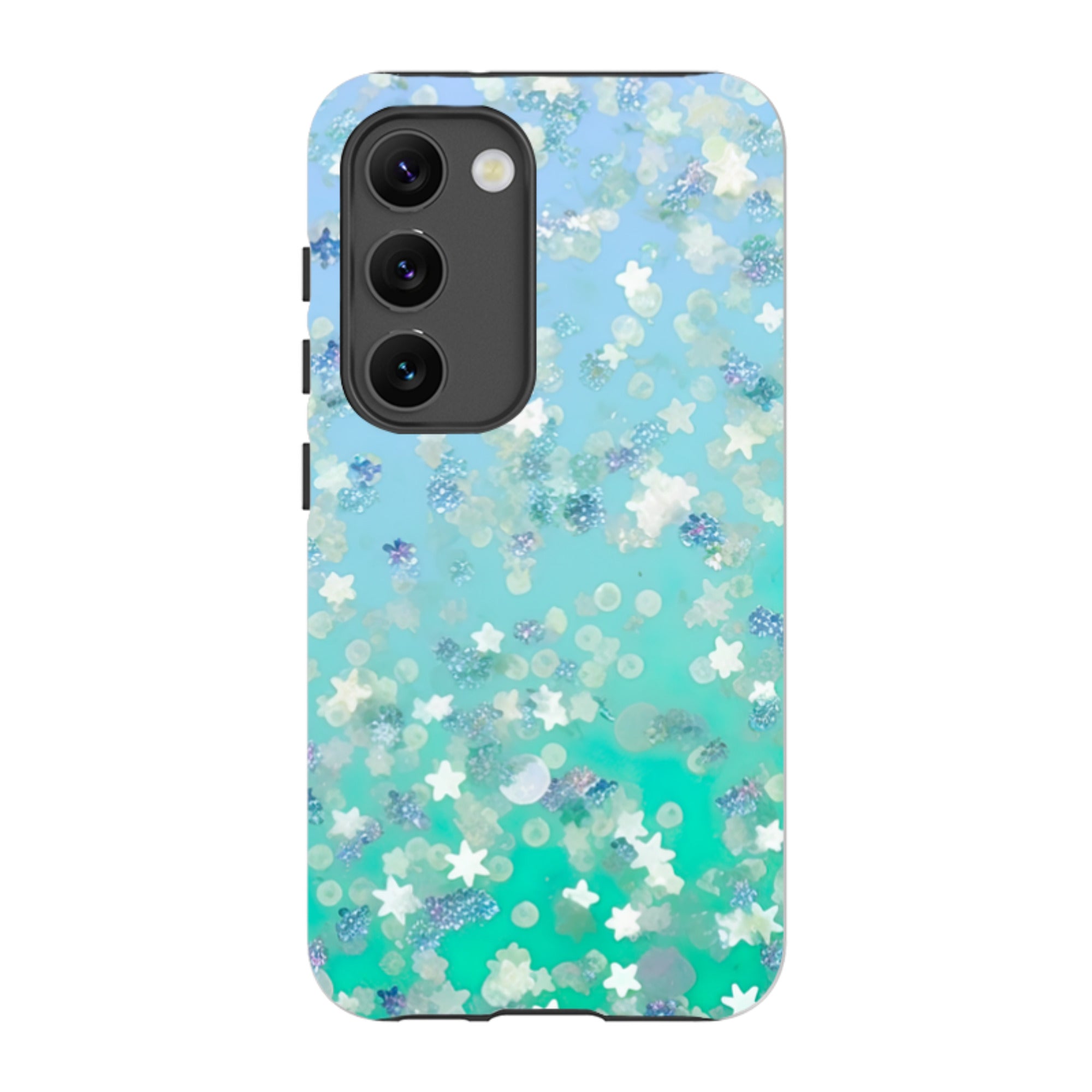 Samsung Tough Case - Green Stars