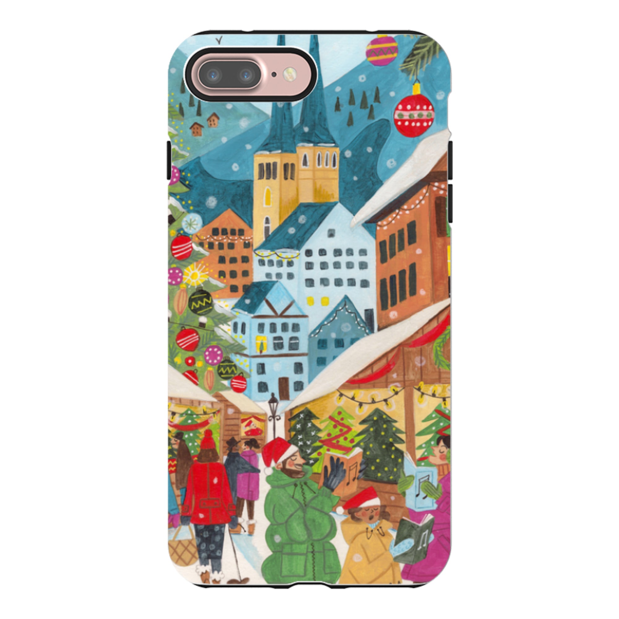 iPhone Tough Case - Christmas Market By Caroline Bonne Muller