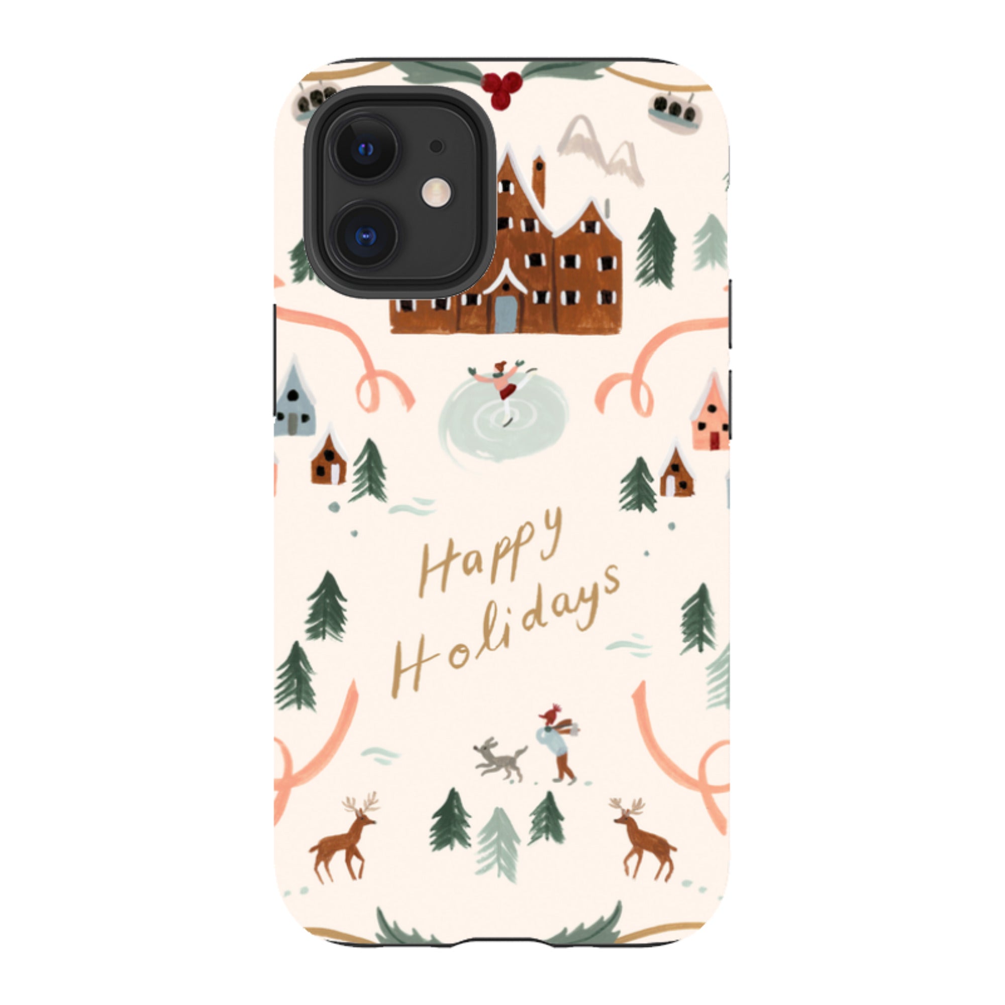 iPhone Tough Case - Happy Holidays By Bex Parkin