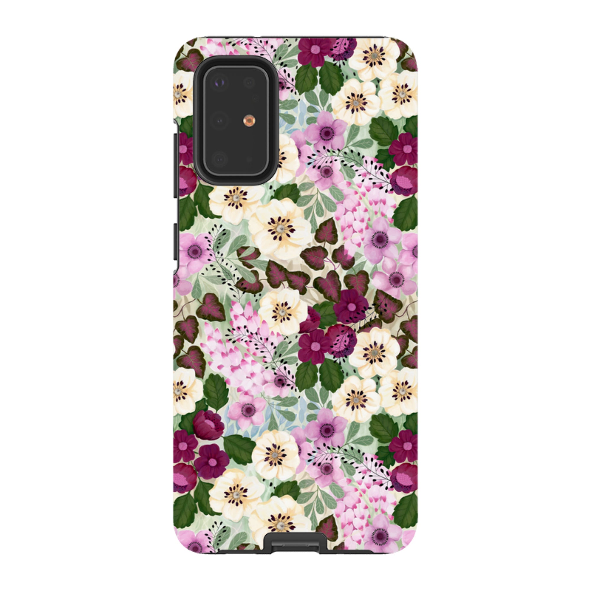 Samsung Tough Case - Purple Flowers By Bex Parkin
