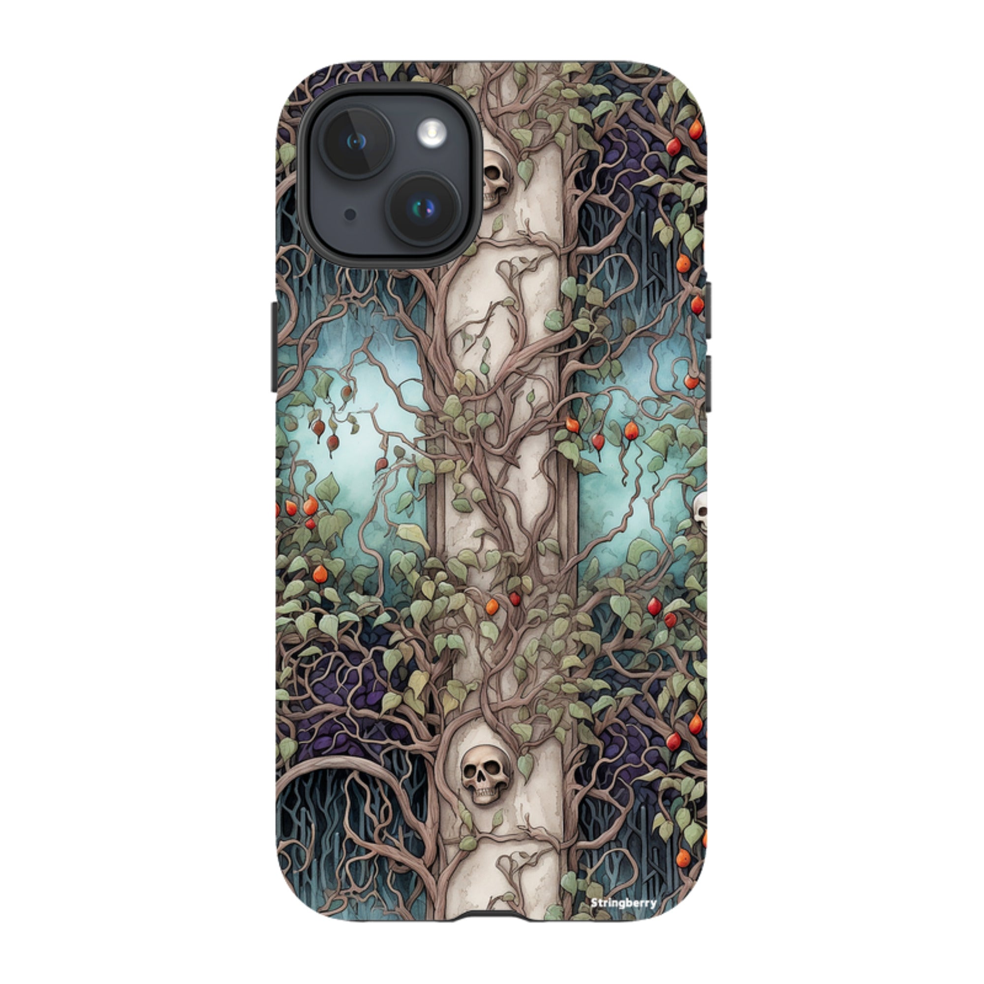 iPhone Tough Case - Skull Trees