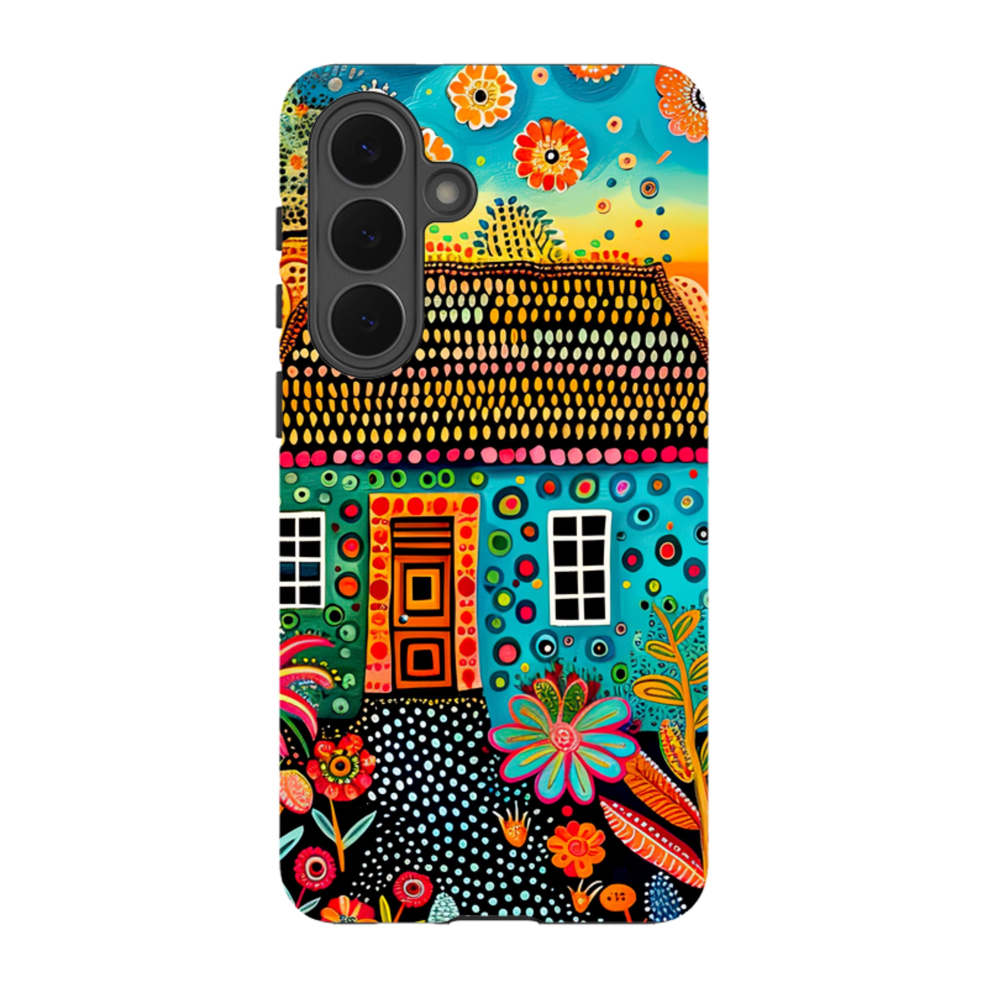 Samsung Tough Case - Folk Art House VII