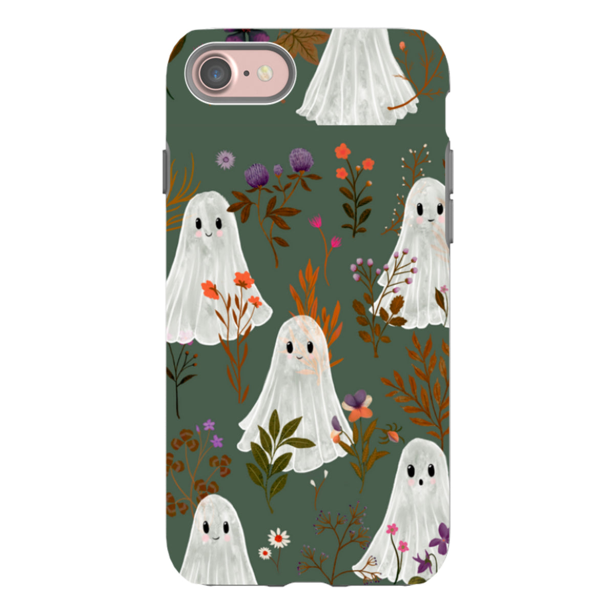 iPhone Tough Case - Ghost in the Garden - Pine By Katherine Quinn