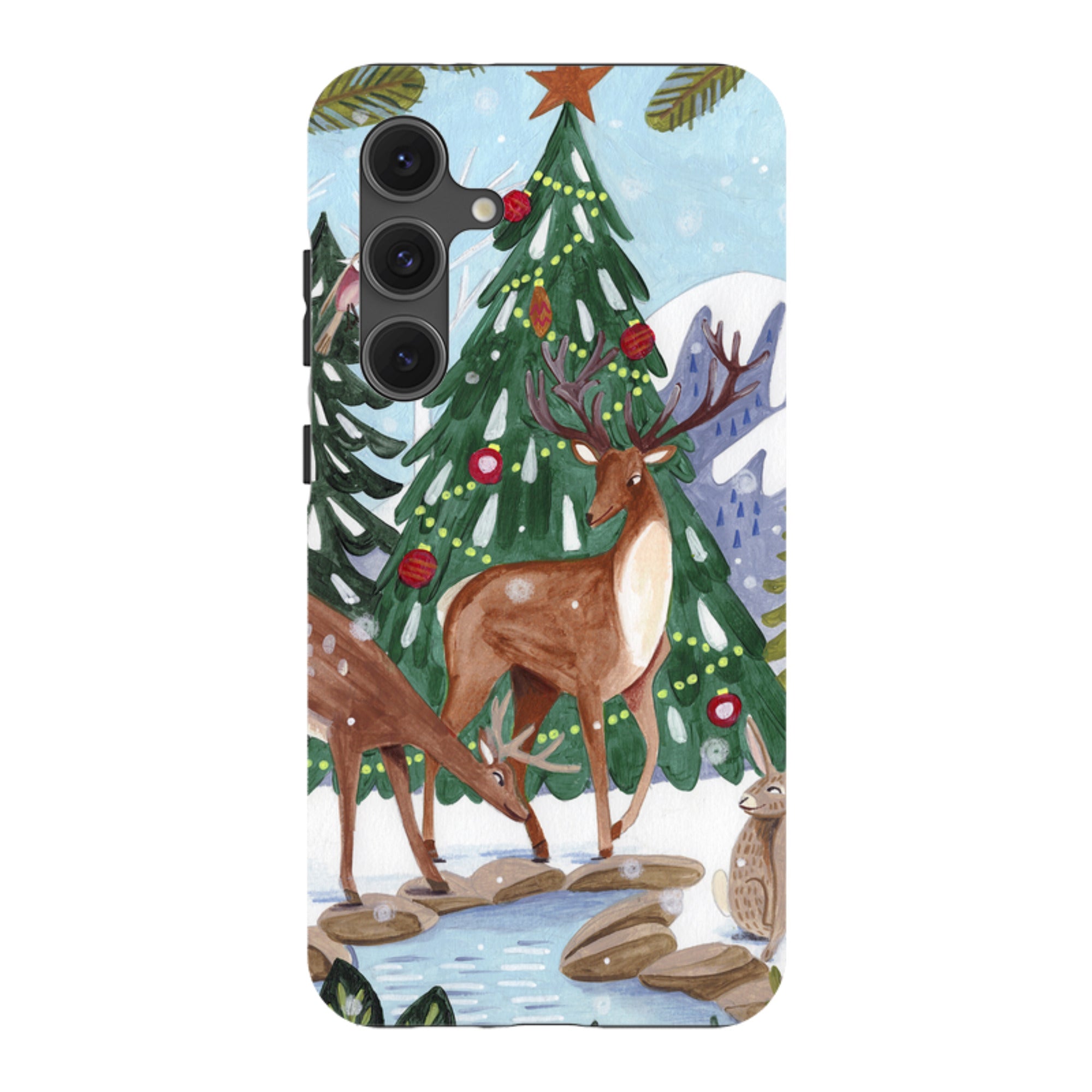 Samsung Tough Case - Winter Forest By Caroline Bonne Muller