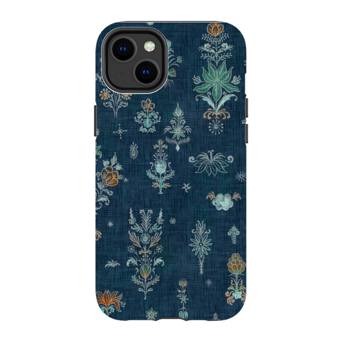 iPhone Tough Case - Jewel Spirit - Navy Rust By Katherine Quinn