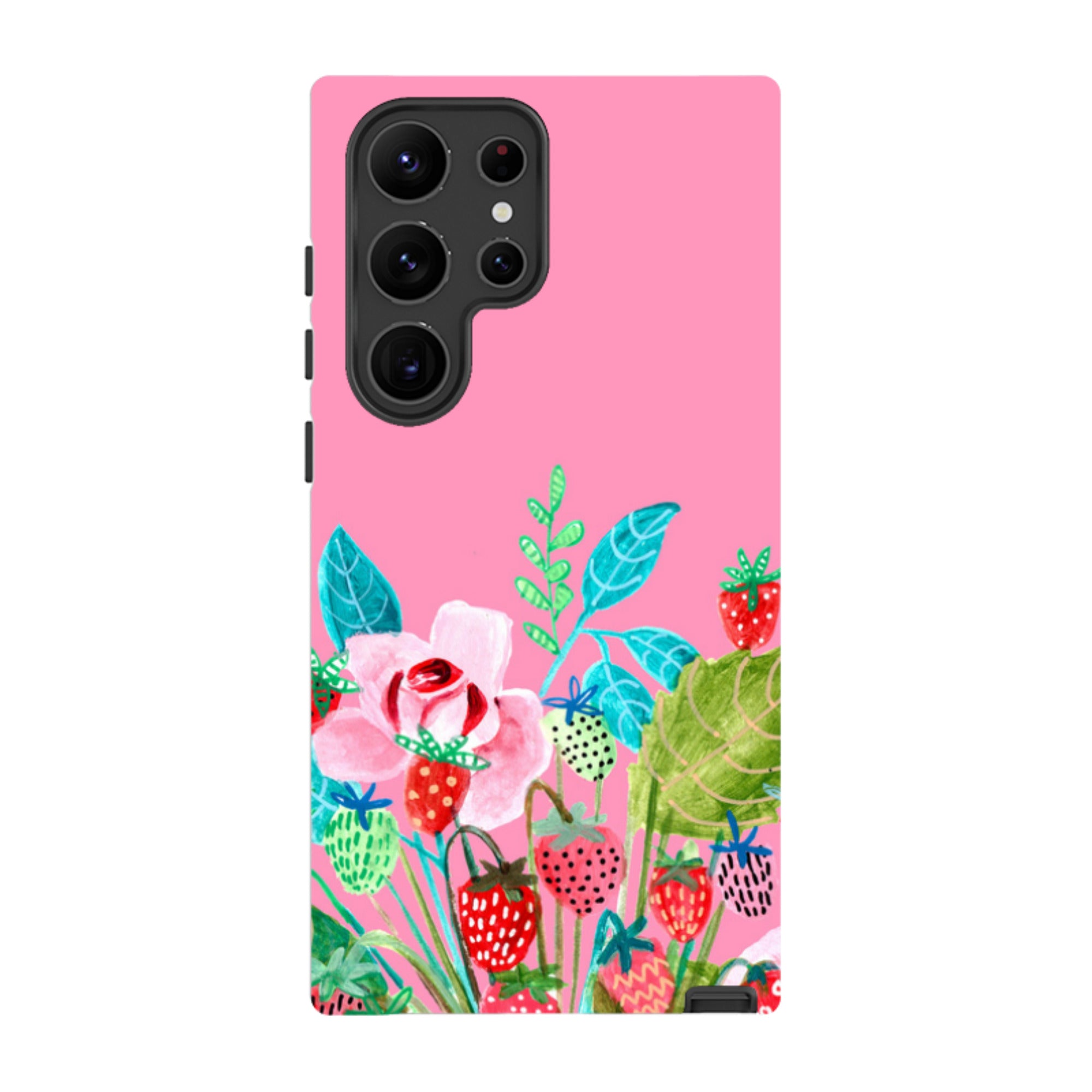 Samsung Tough Case - Pink Colour Floral By Caroline Bonne Muller