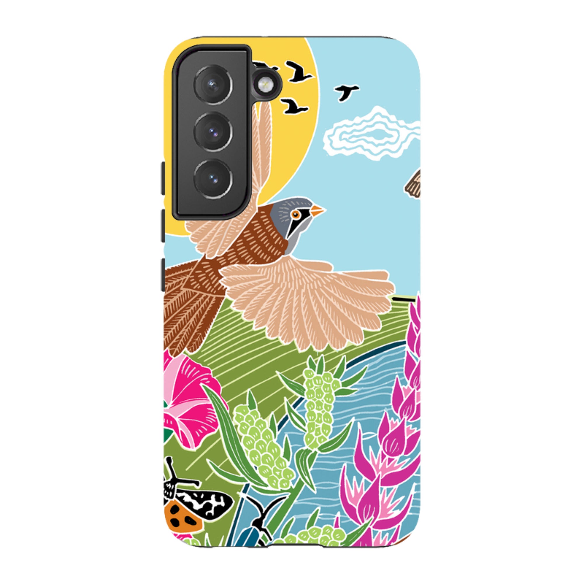 Samsung Tough Case - Bearded Tits By Kate Heiss
