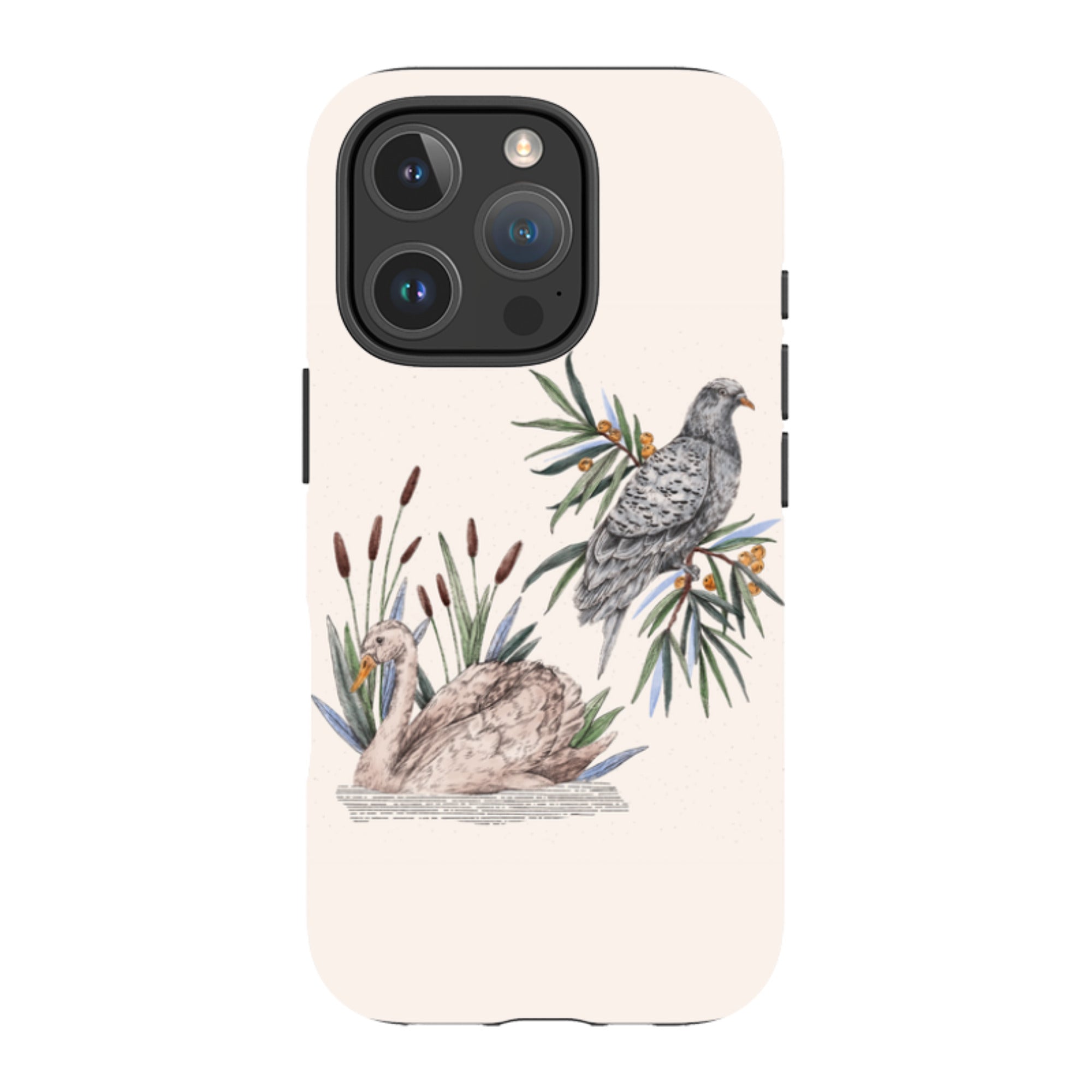 iPhone MagSafe Tough Case -  Swan Pigeon By Jade Mosinski