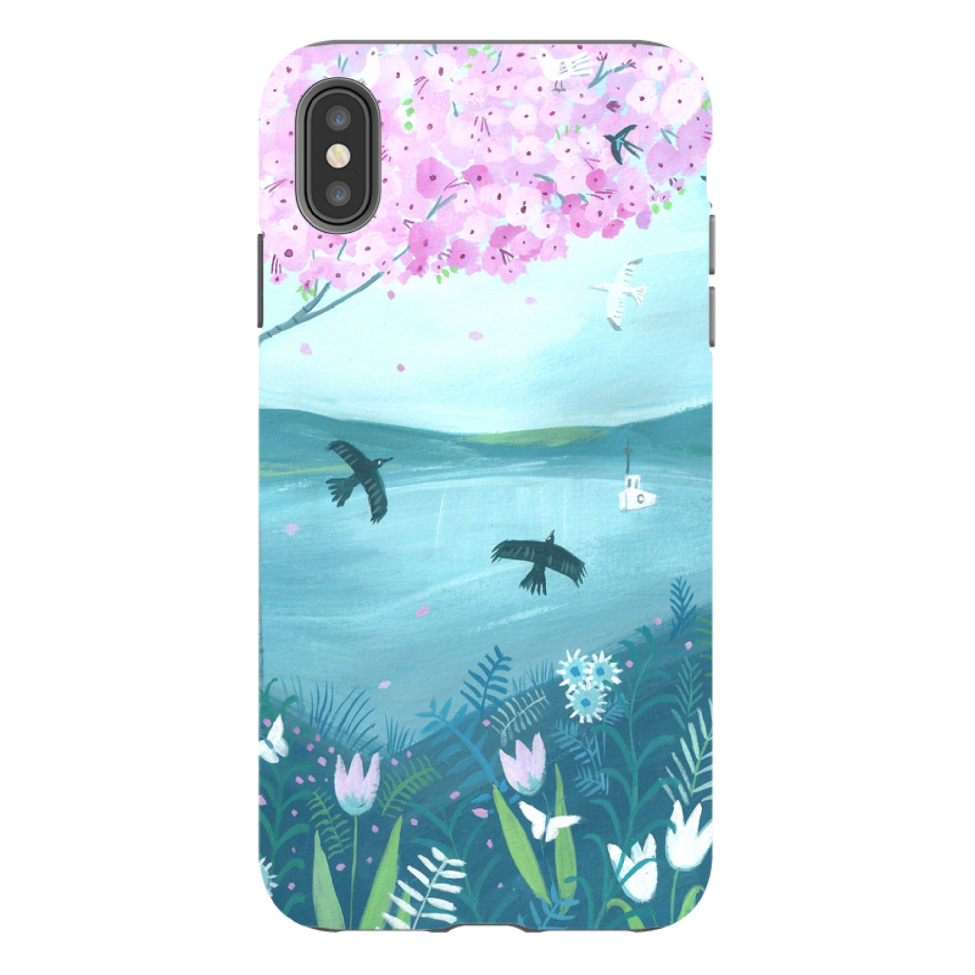 iPhone Tough Case - Blossom Tree By Mary Stubberfield