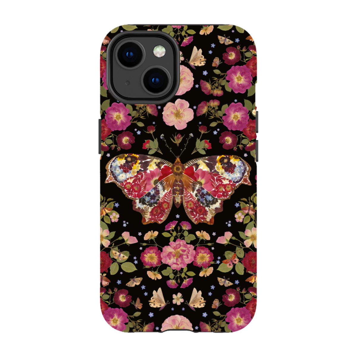 iPhone Tough Case - Midnight Butterfly By Helen Ahpornsiri