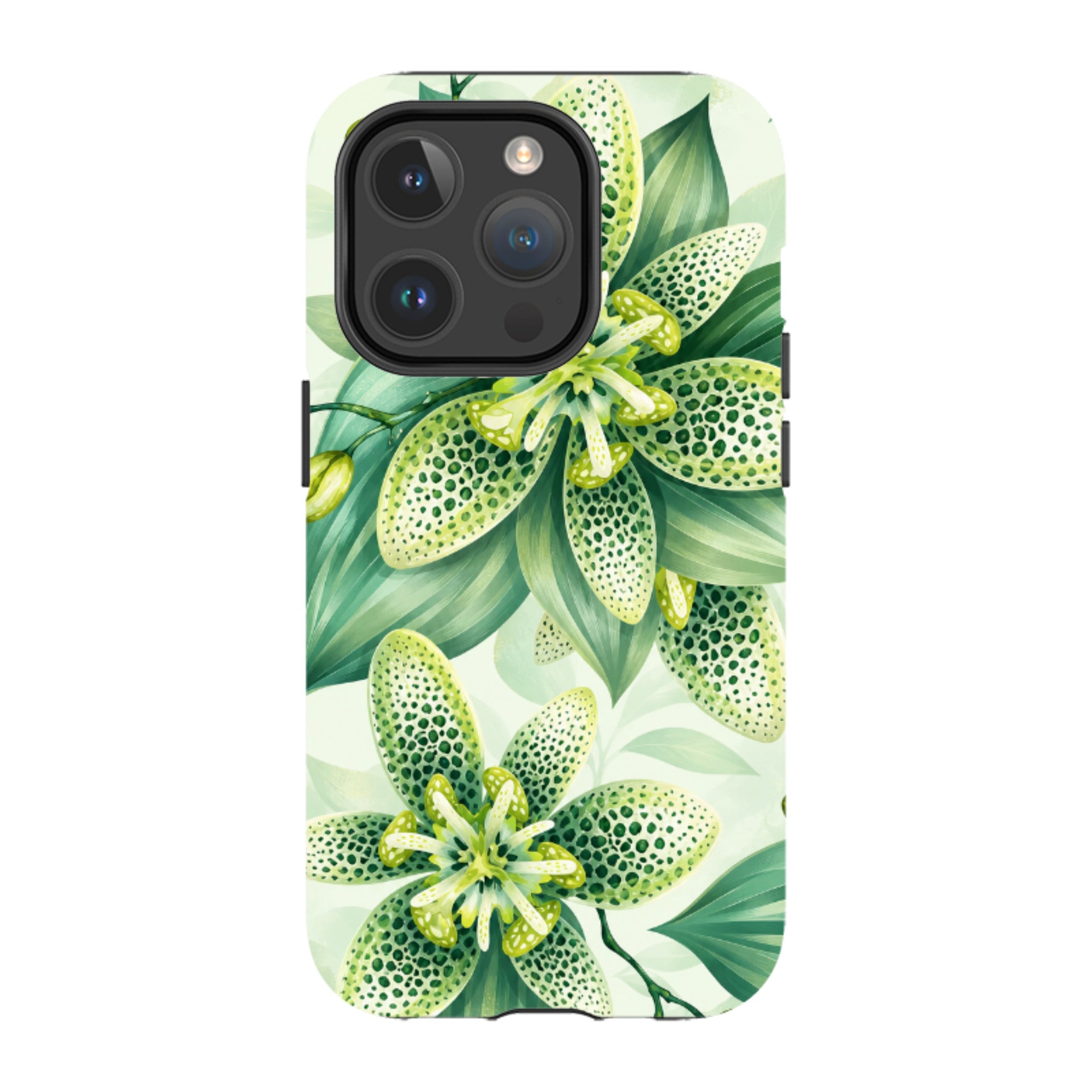 iPhone MagSafe Tough Case - Sage Green Lily