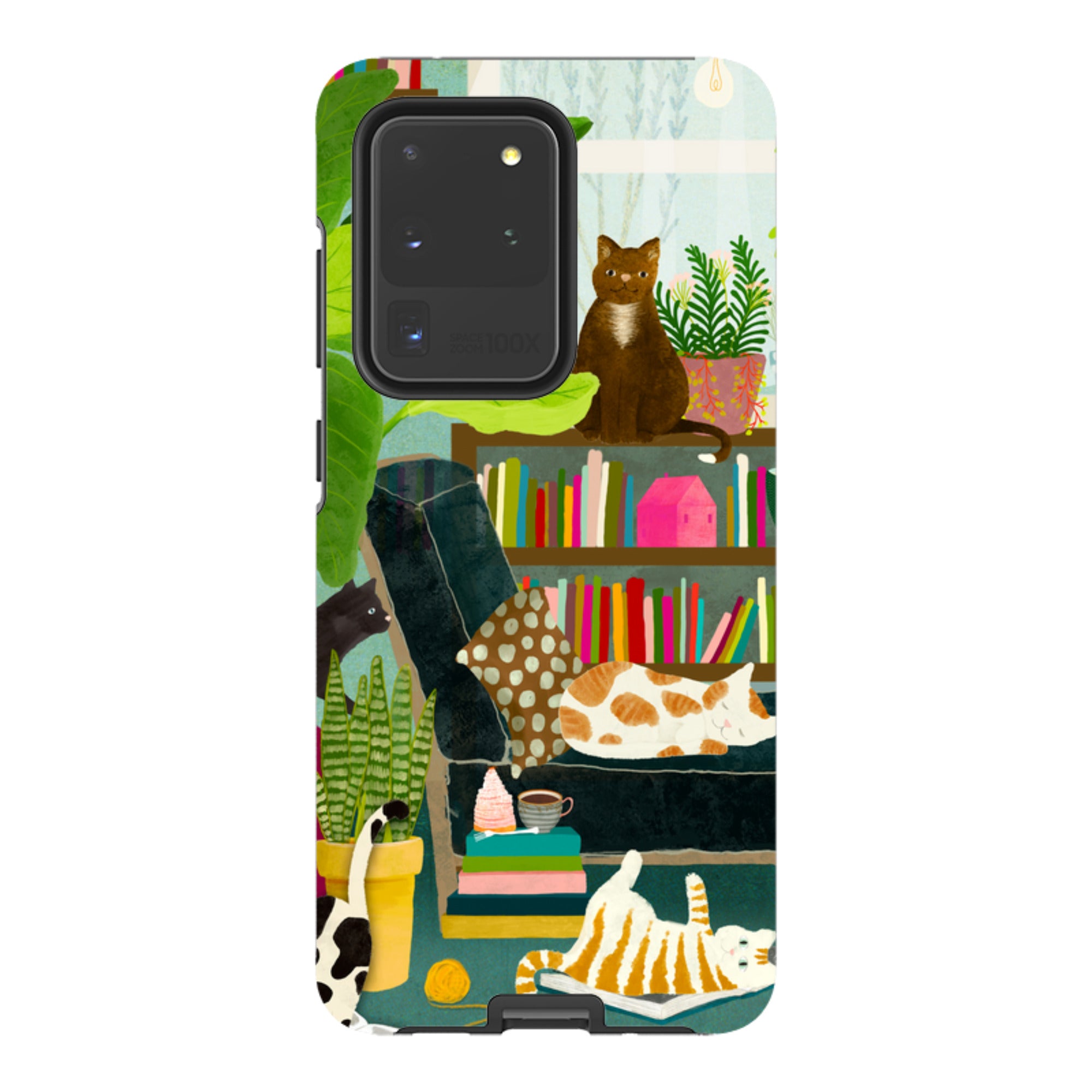 Samsung Tough Case - Cat Library By Katherine Quinn