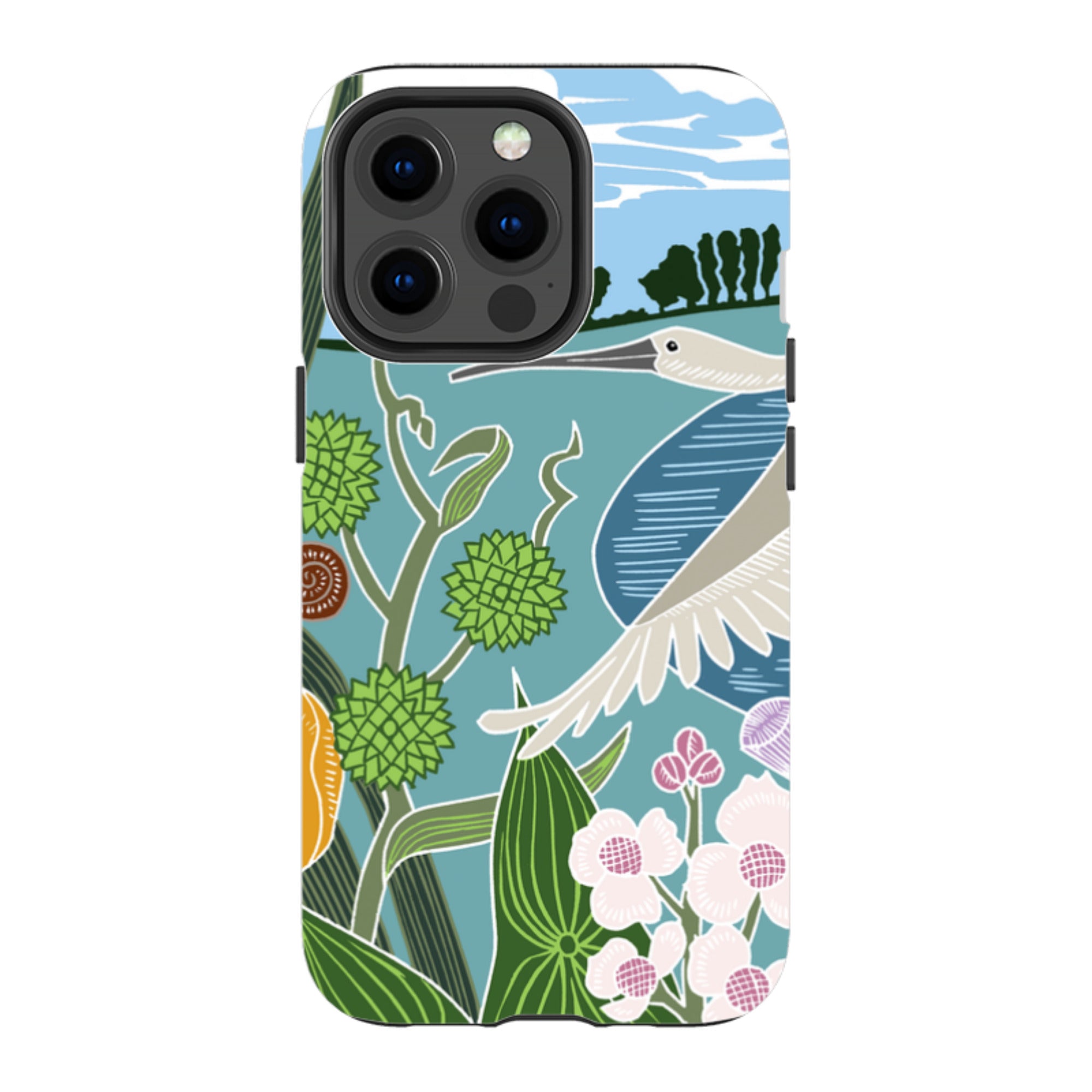 iPhone Tough Case - Spoonbill By Kate Heiss