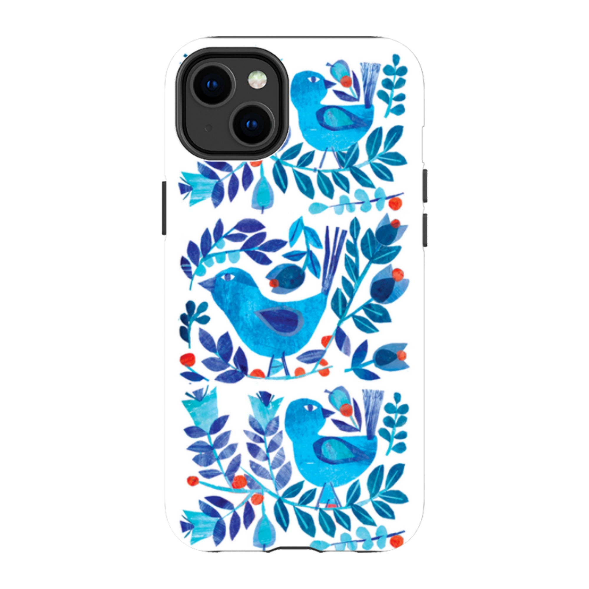 iPhone Tough Case - Scandi Birds By Tracey English