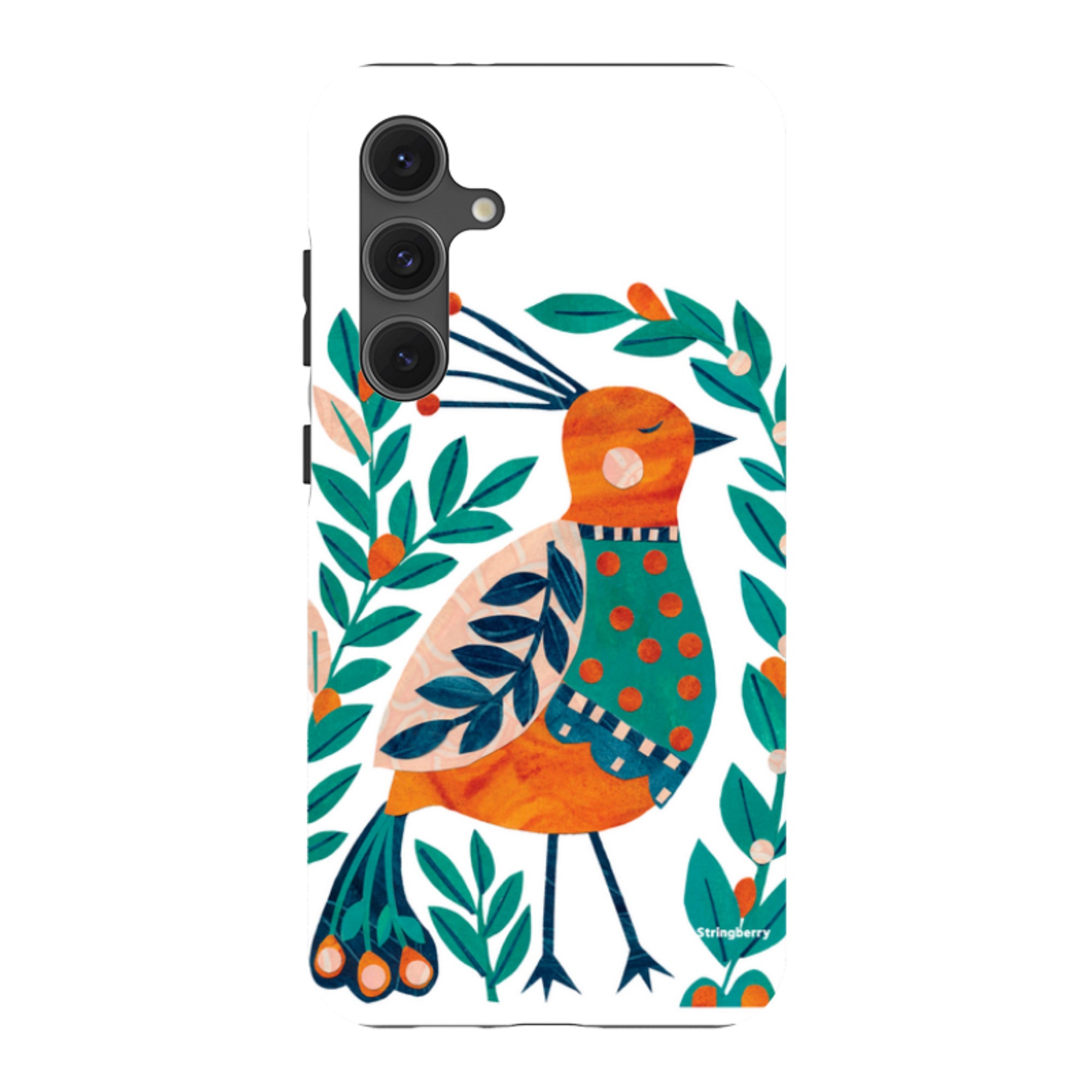 Samsung Tough Case - Folk Peacock By Tracey English