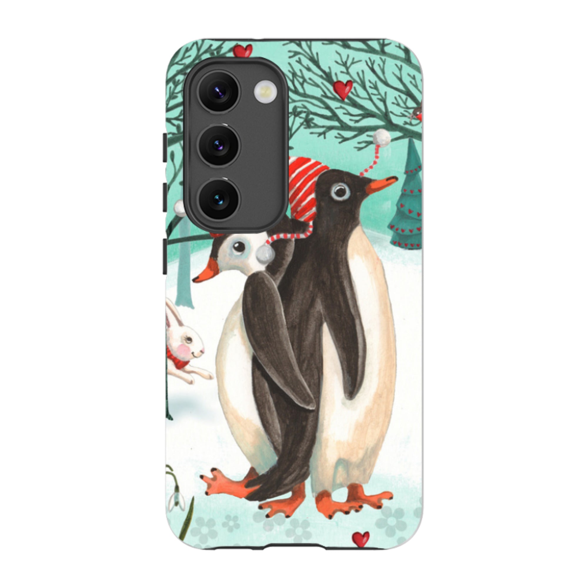 Samsung Tough Case - Winter Together By Caroline Bonne Muller