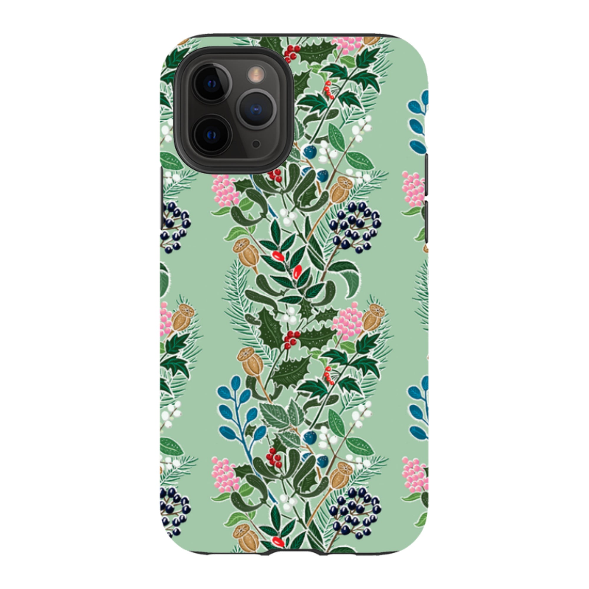 iPhone Tough Case - Winter Hedge-1 By kate Heiss