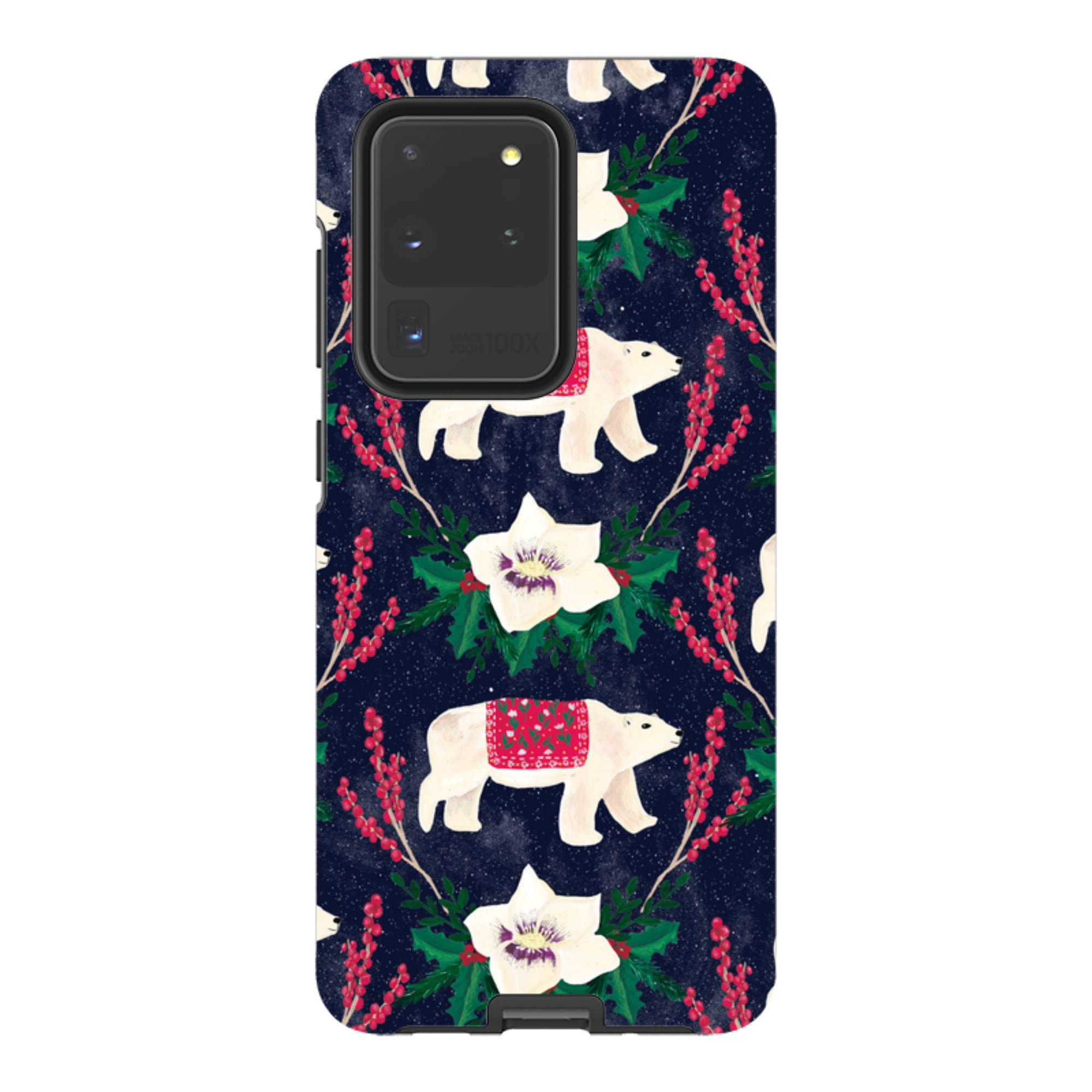 Samsung Tough Case - Midnight Polar Bears By Abby Jacobs