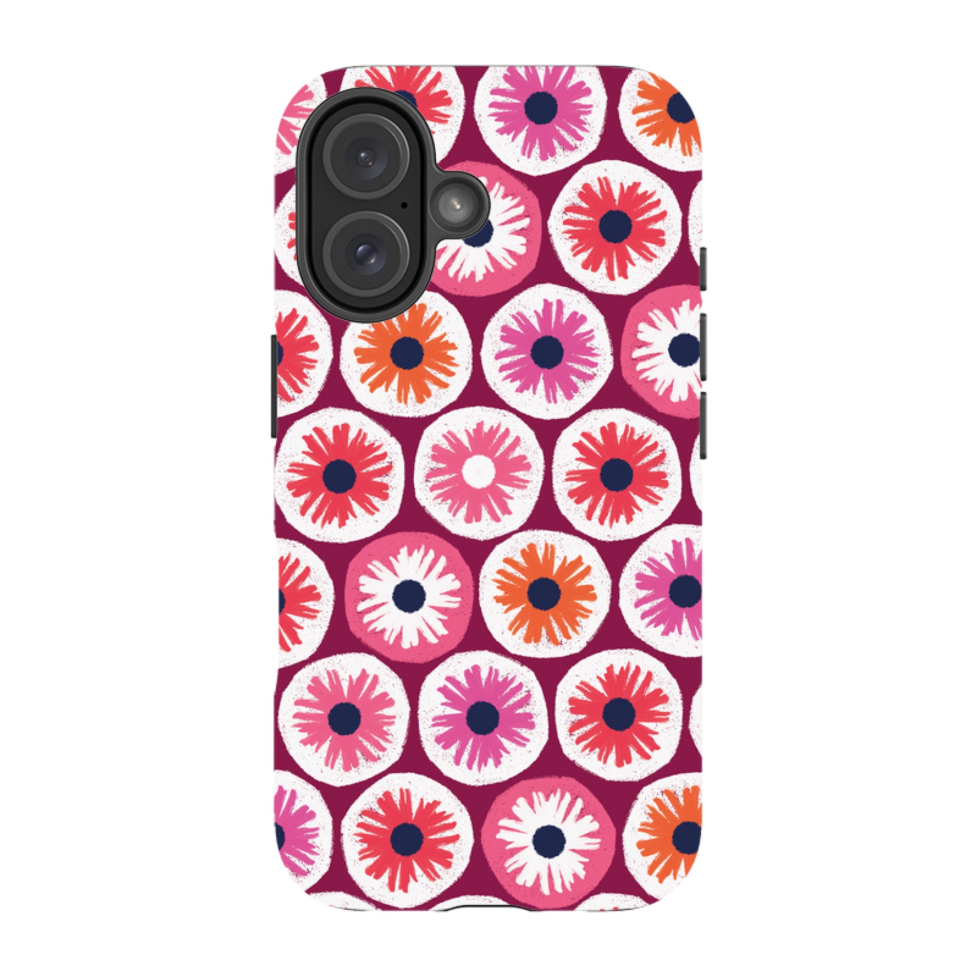 iPhone Tough Case - Penny Flowers Red By Ali Brookes