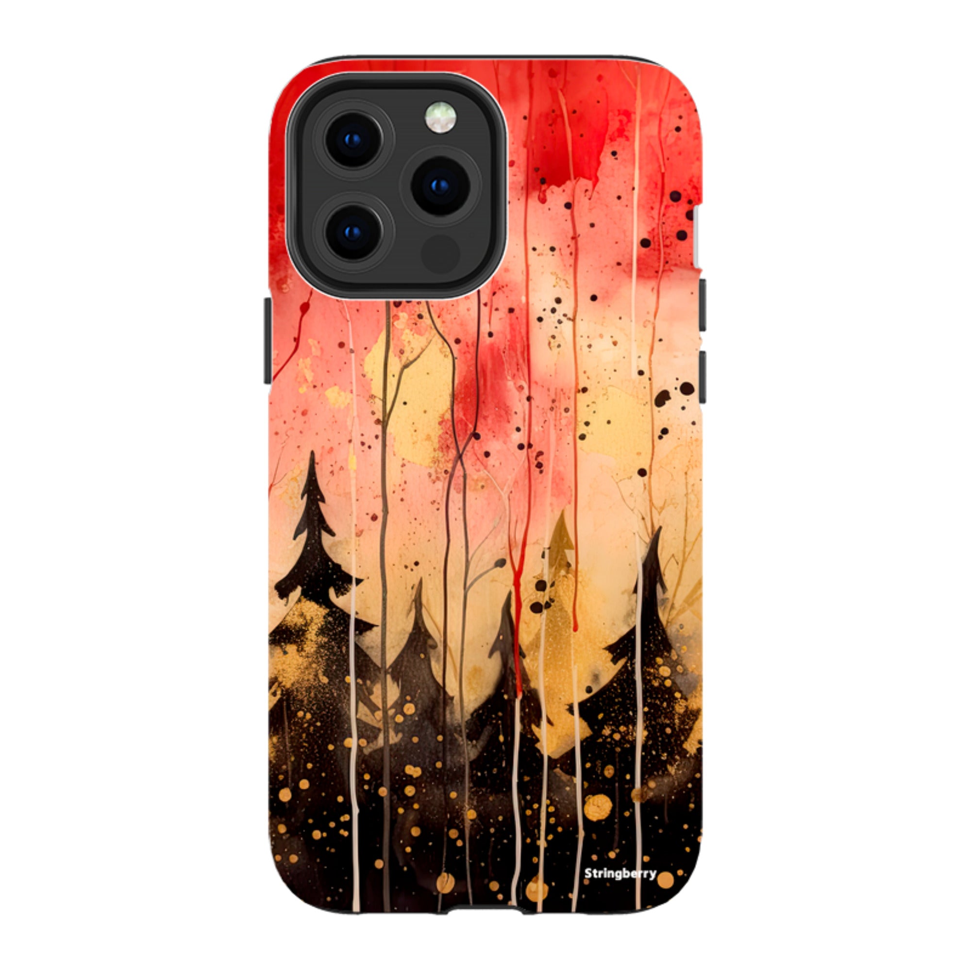 iPhone MagSafe Tough Case - Watercolour Winter Forest