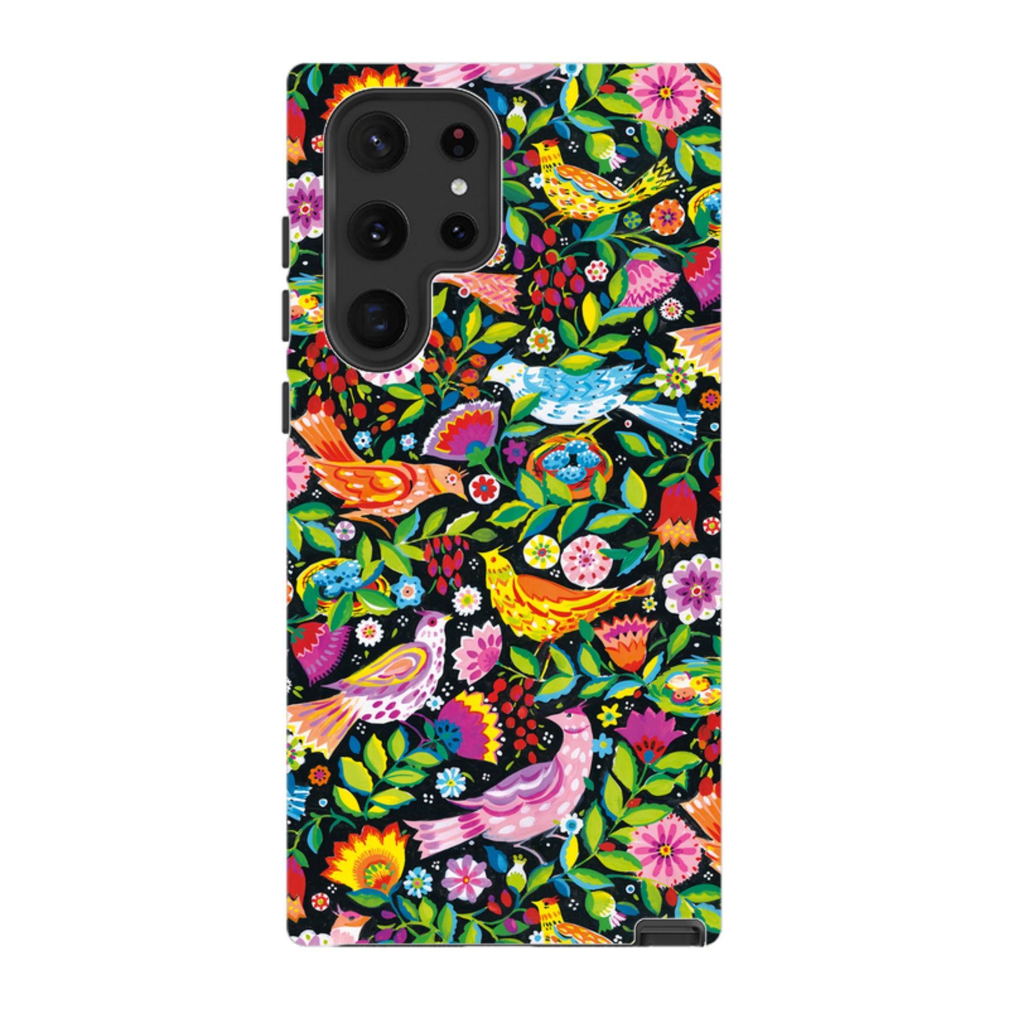 Samsung Tough Case - Folk Birds By Sarah Campbell