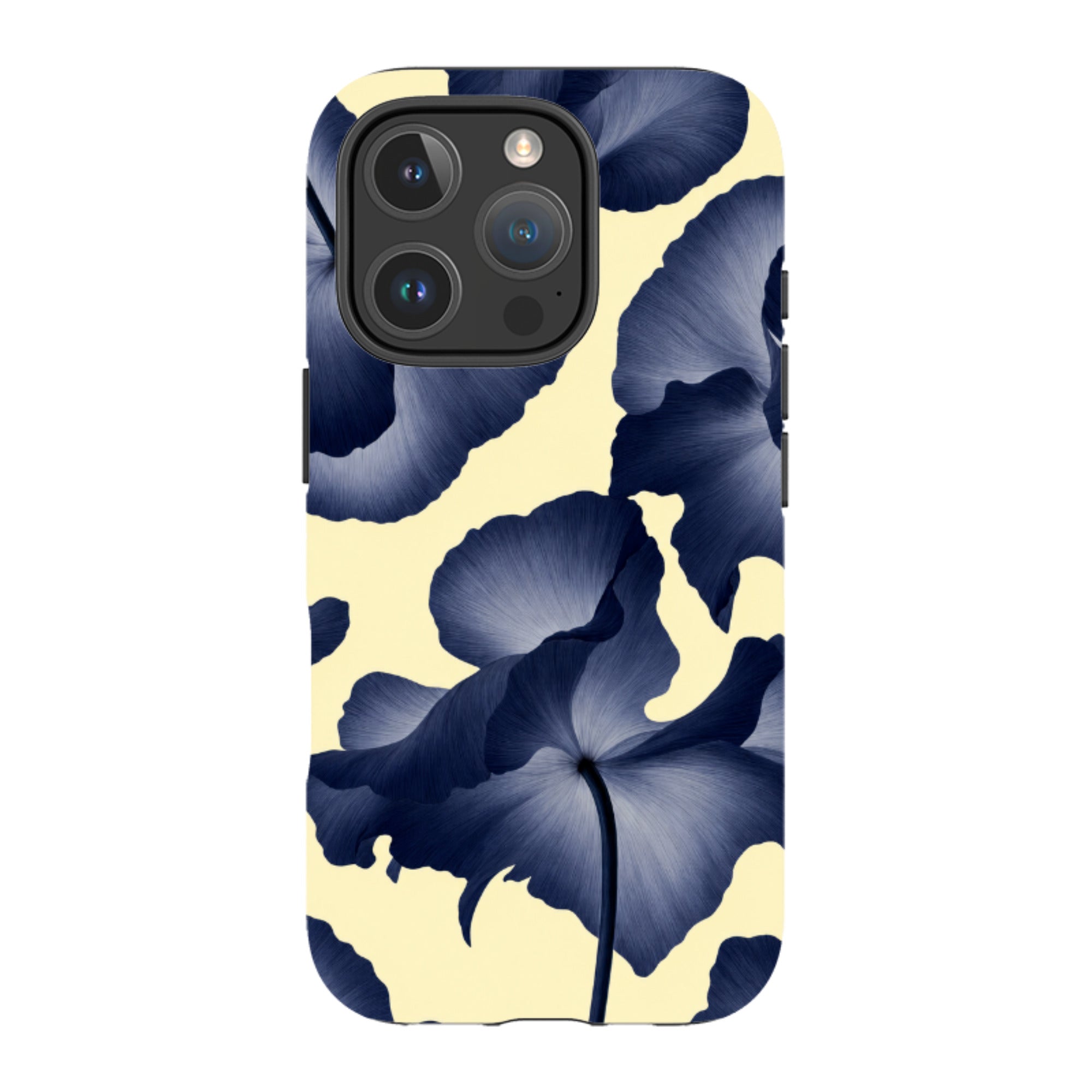 iPhone MagSafe Tough Case - Navy Blue Poppy