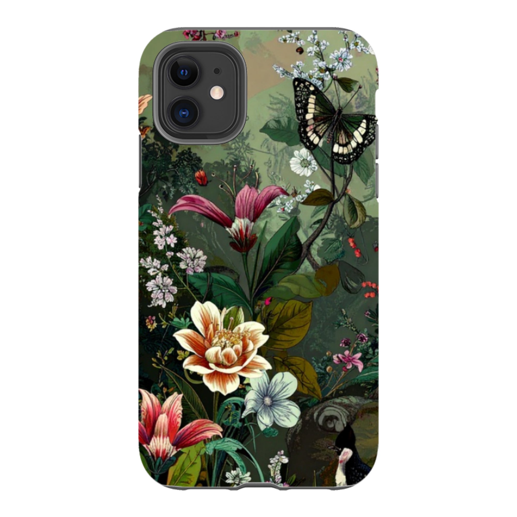 iPhone Tough Case - Green Vyne Butterfly