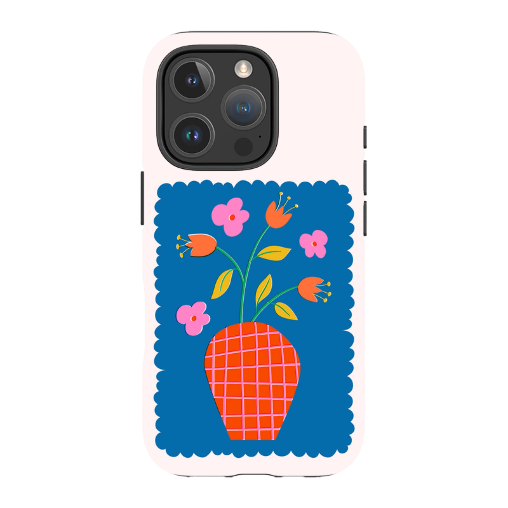iPhone MagSafe Tough Case - Floral Stamp