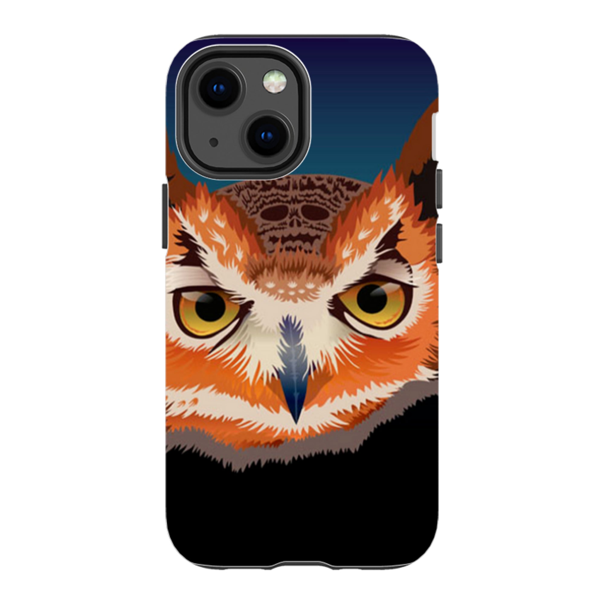 iPhone Tough Case - Owl By Mia Underwood
