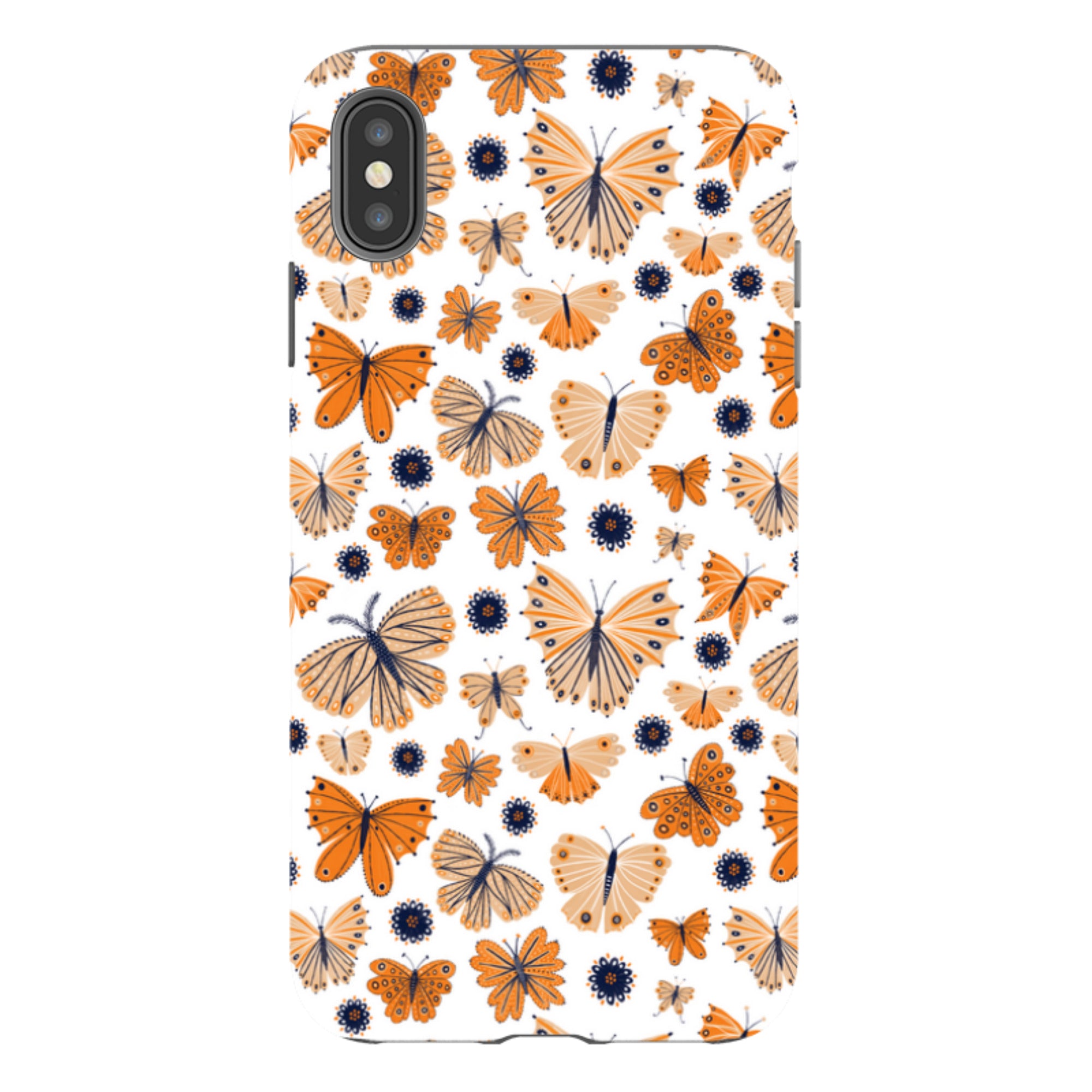 iPhone Tough Case - Butterfly Patterns By Lee Foster Wilson