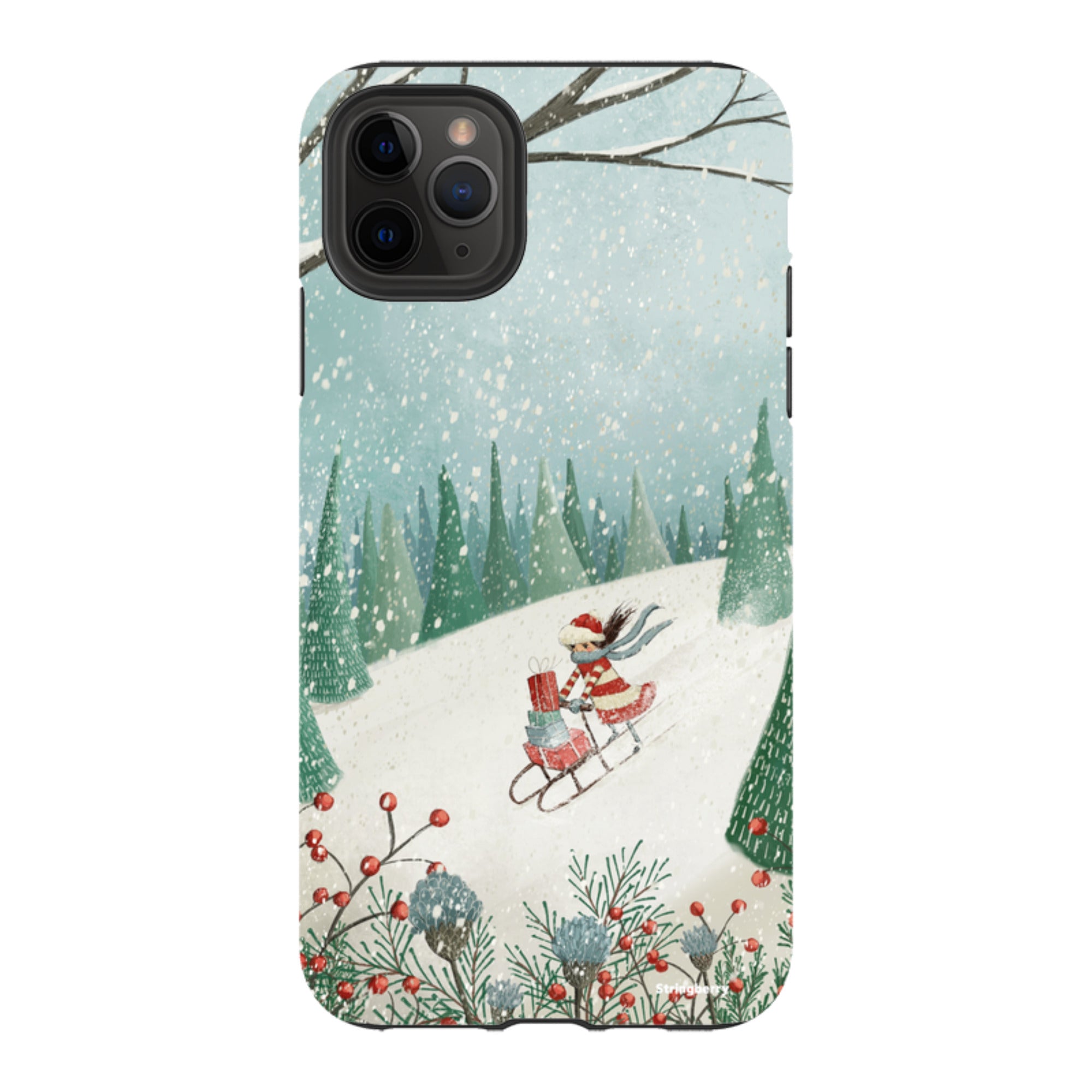 iPhone Tough Case - Sleigh Delivery By Maja Lindberg