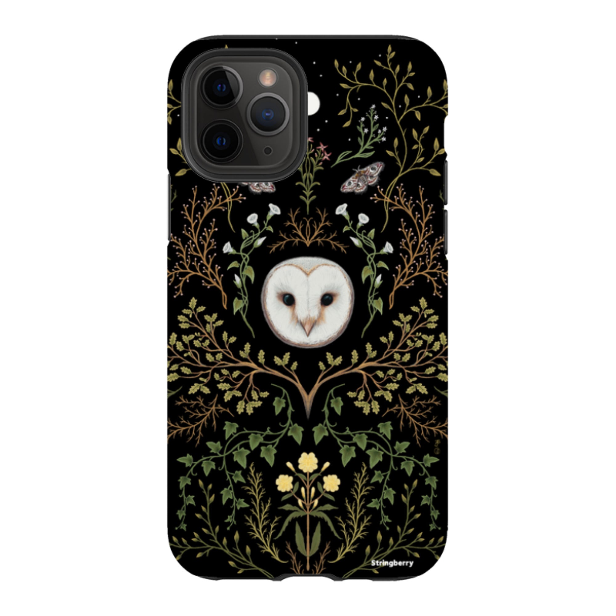 iPhone Tough Case - Owl Pattern By Anna Stead