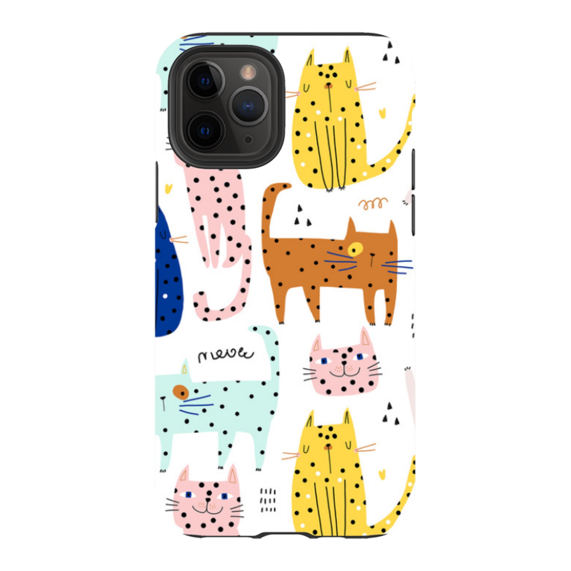iPhone Tough Case - Spotty Kitty