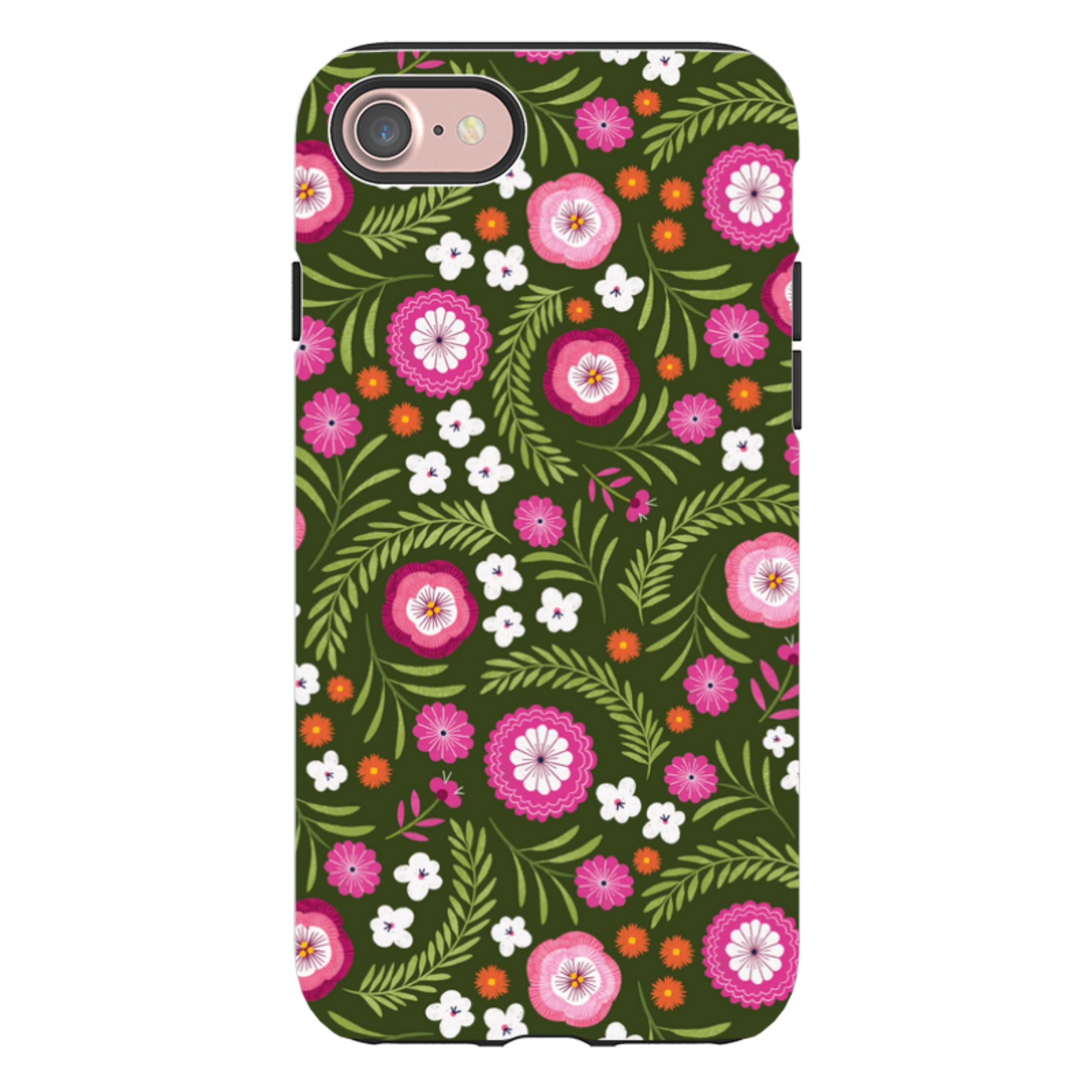 iPhone Tough Case - Posy Garden II By Ali Brookes