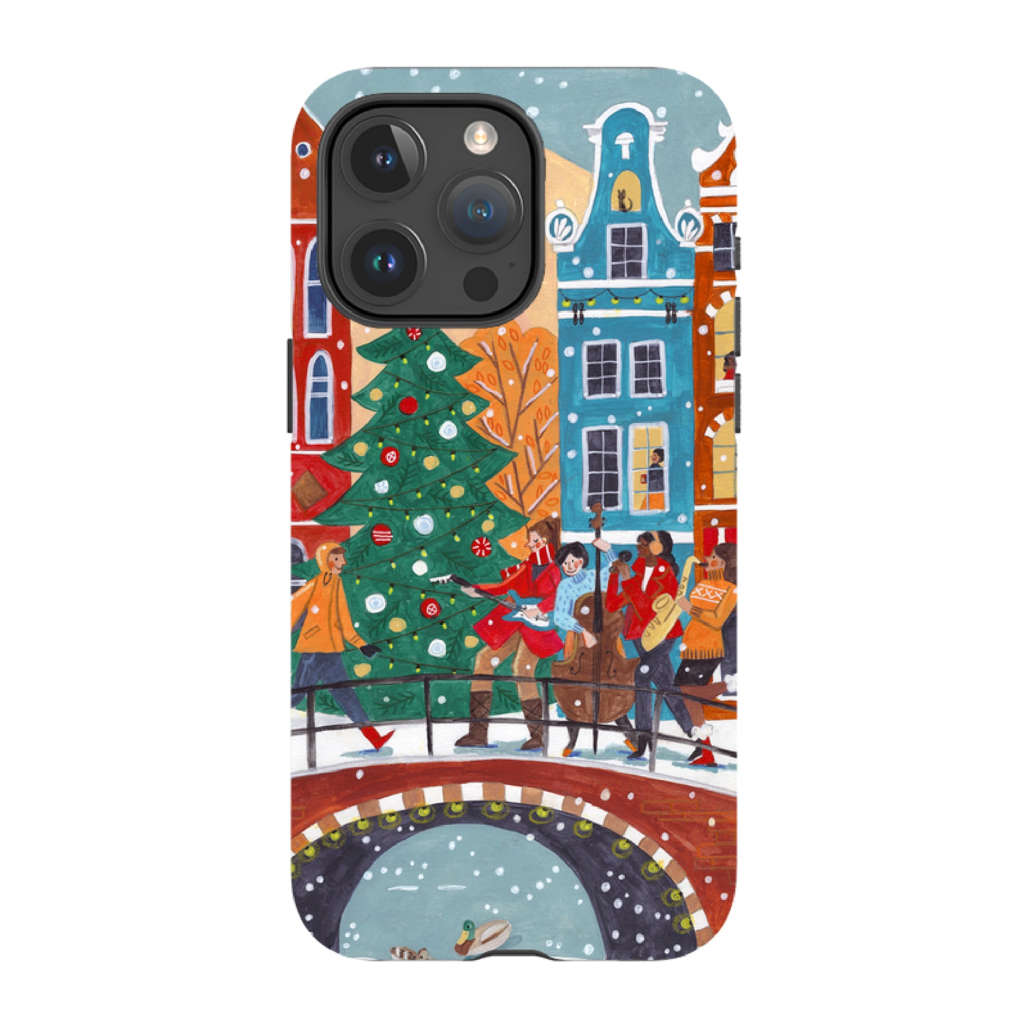iPhone MagSafe Tough Case - Christmas Music Amsterdam By Caroline Bonne Muller
