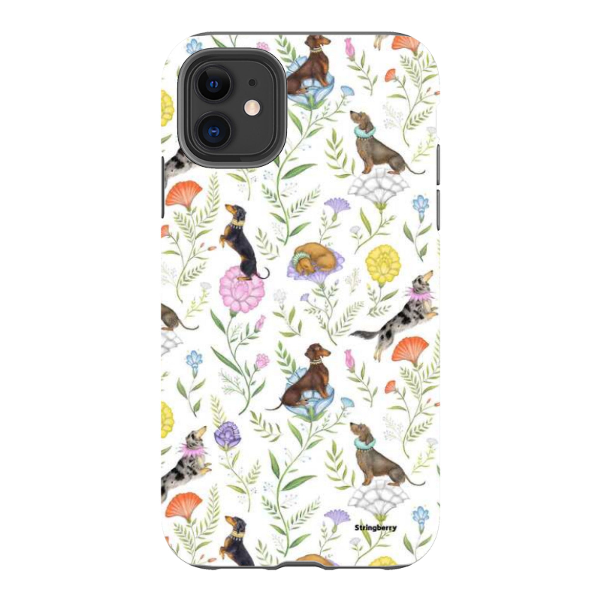 iPhone Tough Case - Doxy Day Afternoon White By Catherine Rowe