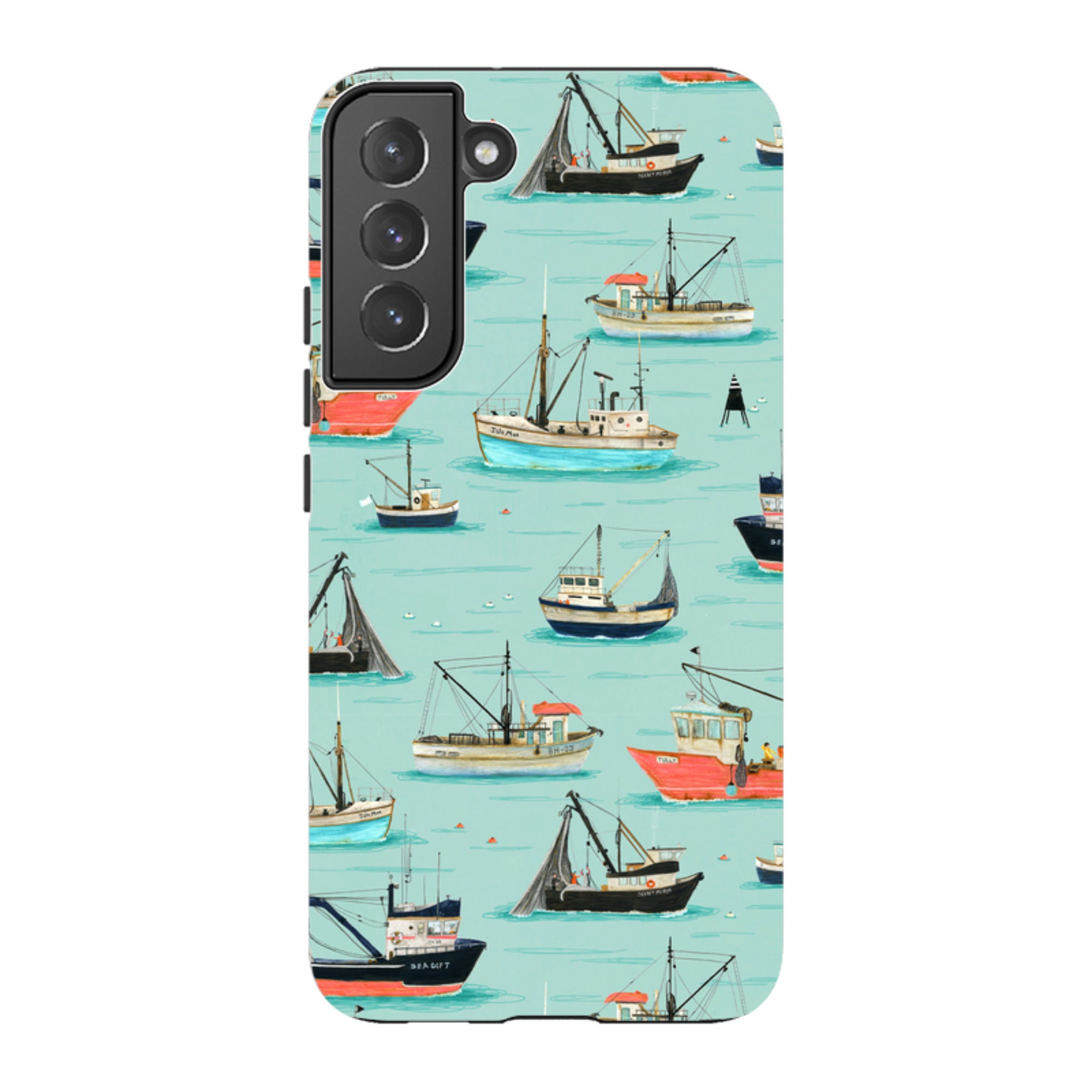 Samsung Tough Case - Fishing Boats By Katherine Quinn