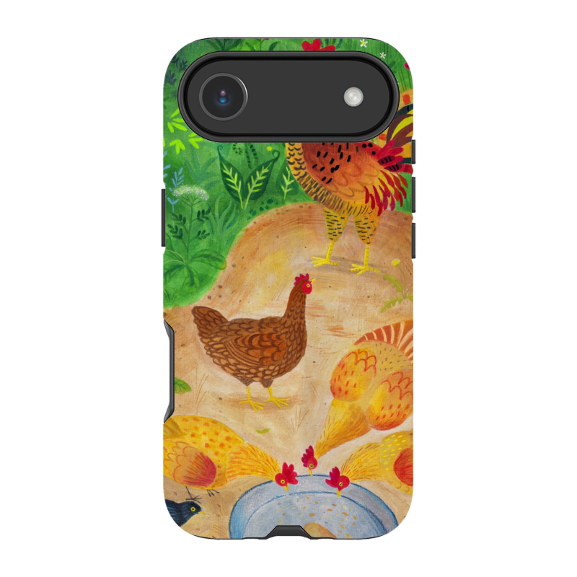 iPhone MagSafe Tough Case - Chickens By Bex Parkin
