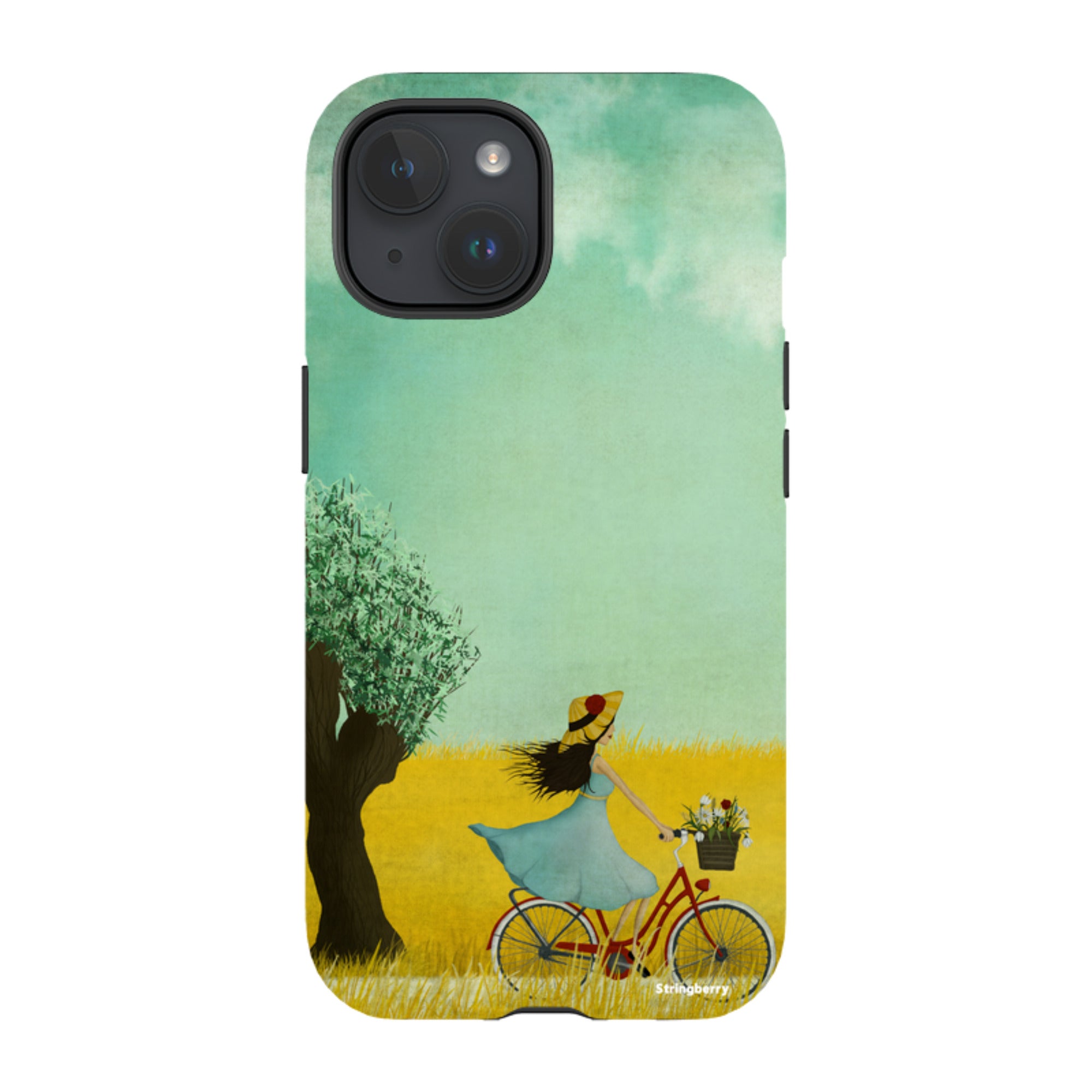 iPhone Tough Case - Bike Ride By Maja Lindberg