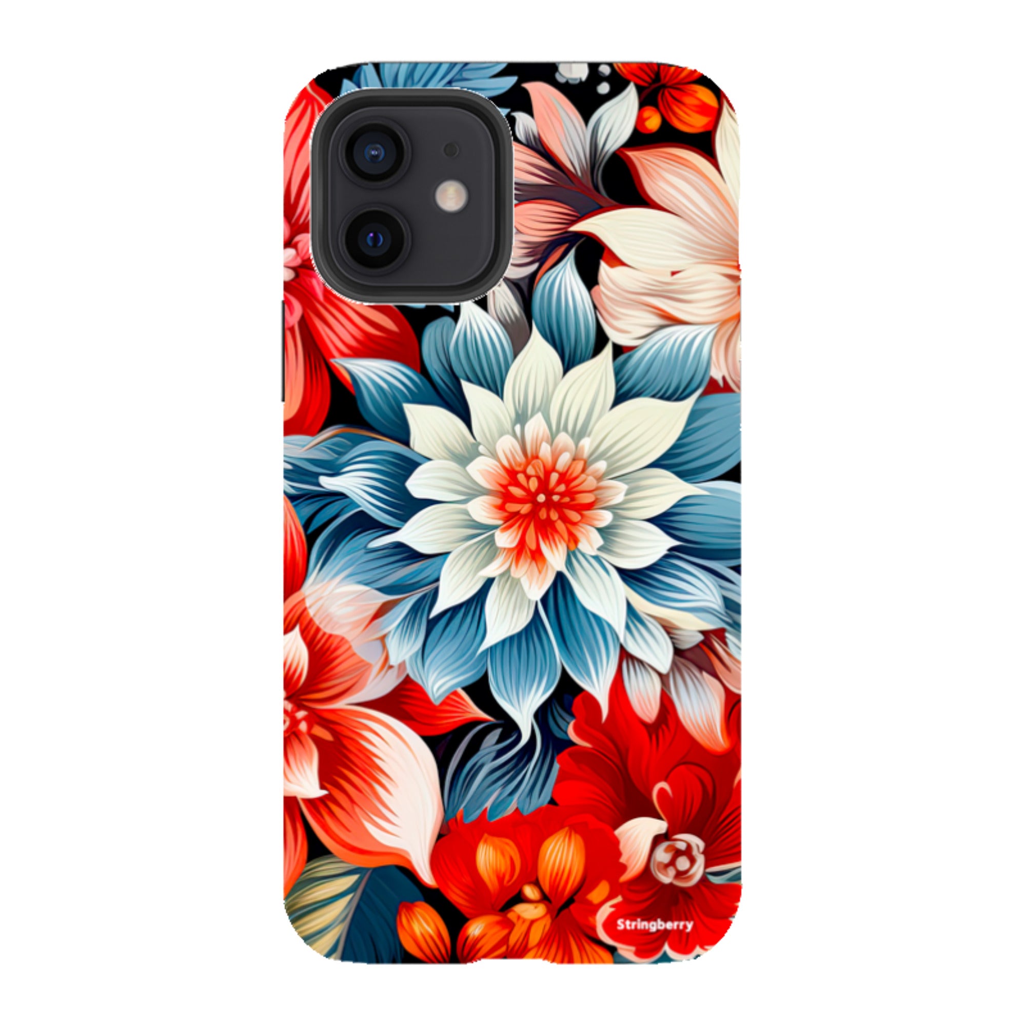 iPhone Tough Case - Red Bells II