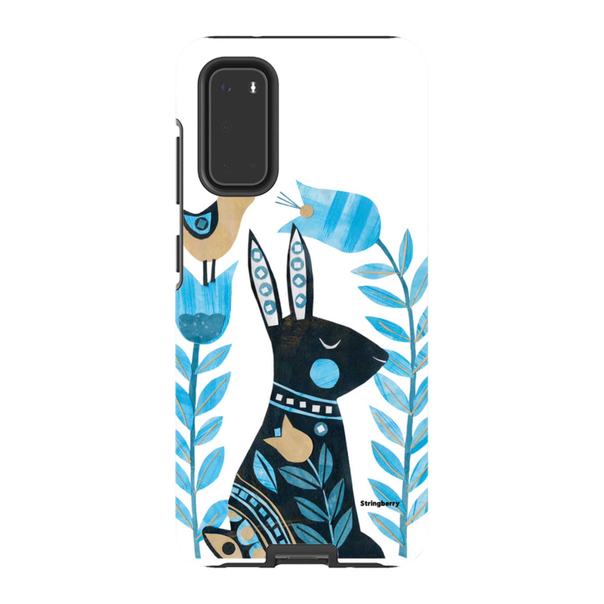 Samsung Tough Case - Folk Rabbit By Tracey English