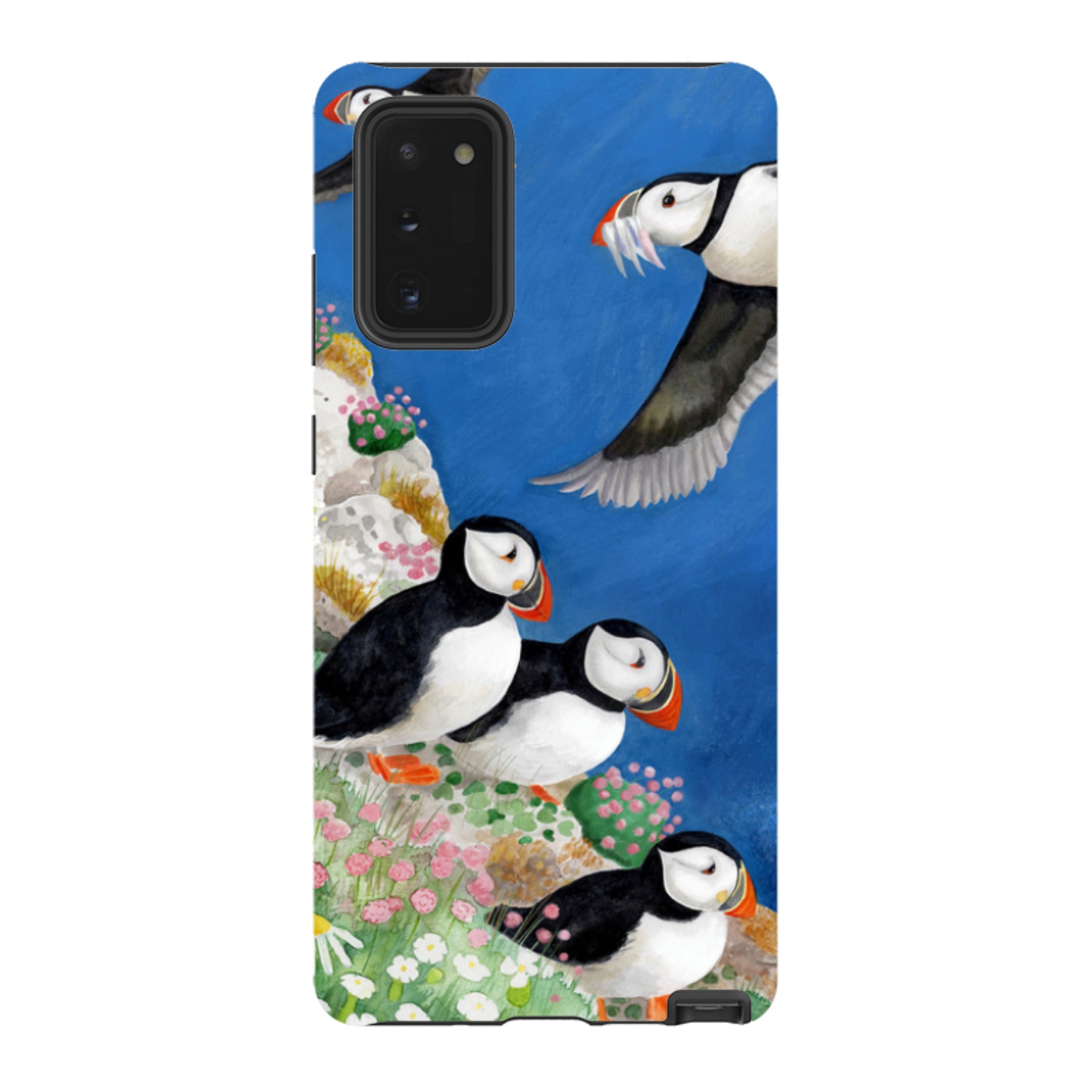 Samsung Tough Case - Puffins By Bex Parkin