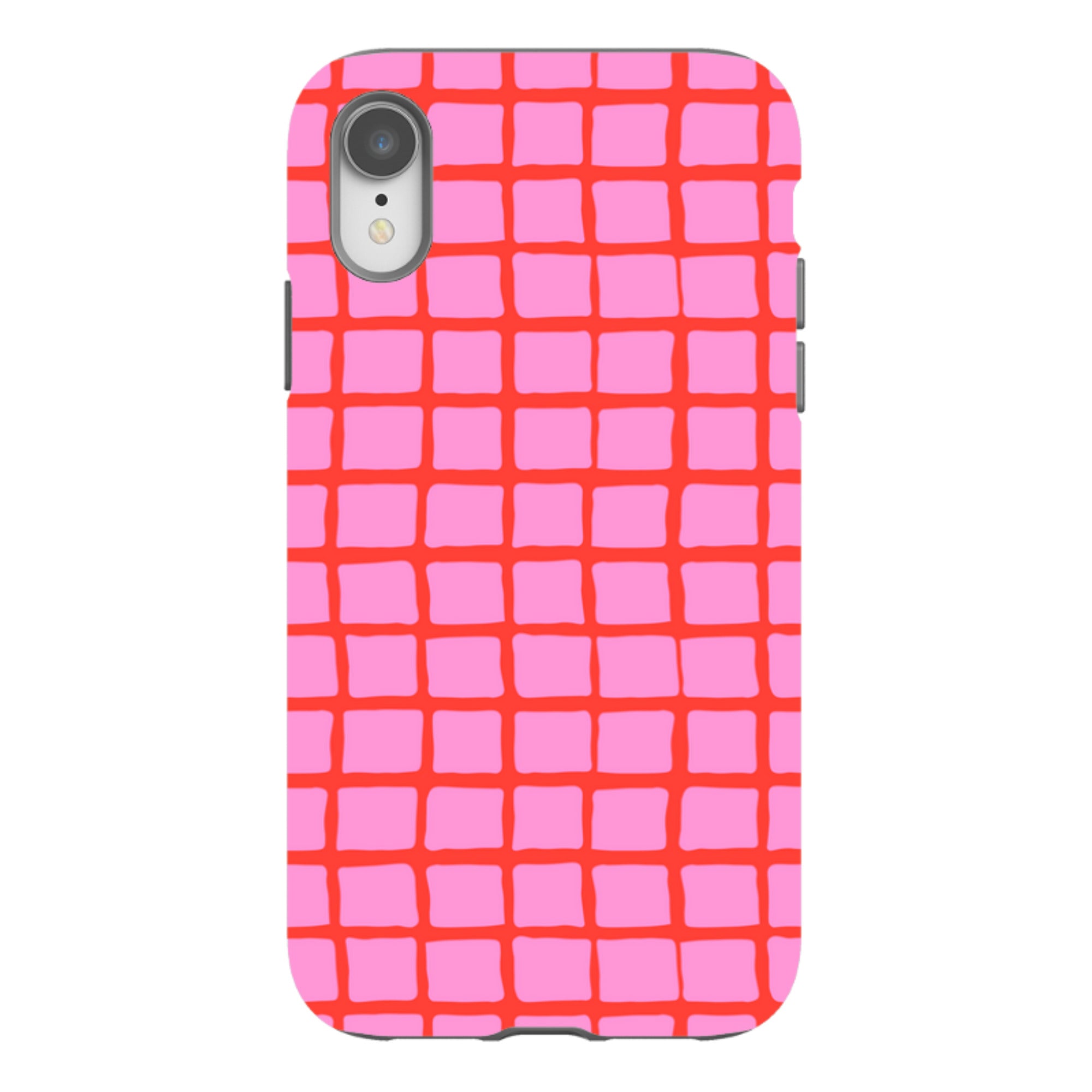 iPhone Tough Case - Pink Tiles
