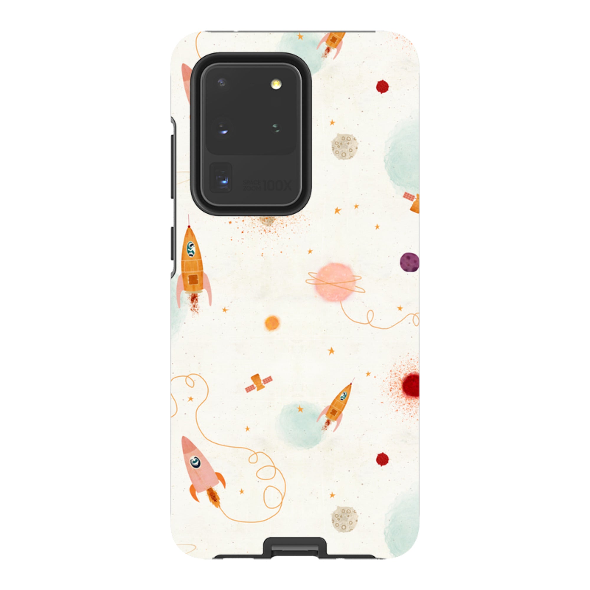 Samsung Tough Case - Rockets Cream By Katherine Quinn