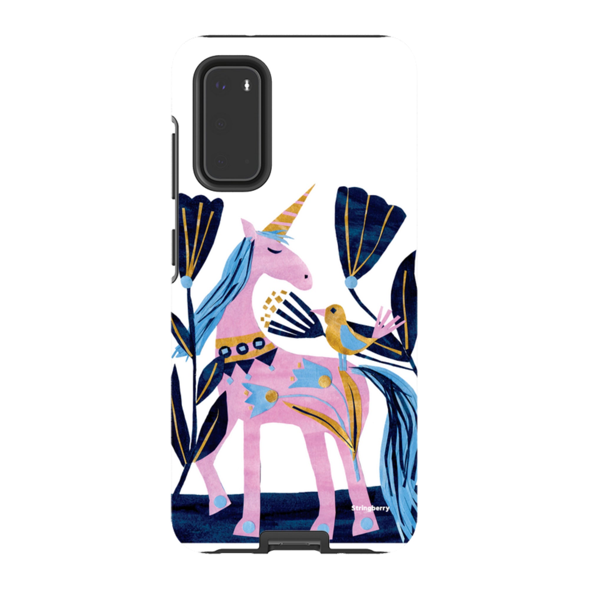 Samsung Tough Case - Lilac Unicorn By Tracey English