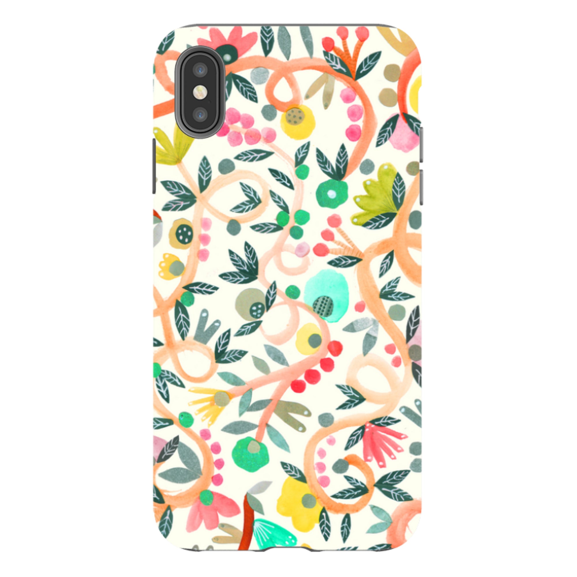 iPhone Tough Case - Floral By Gabriela Larios