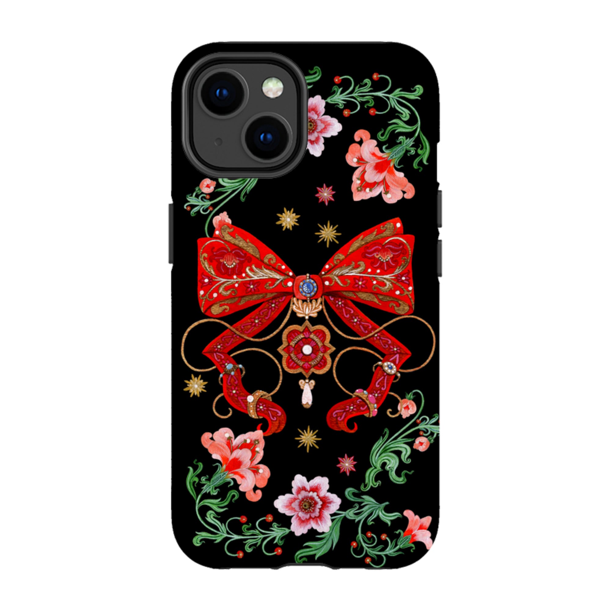 iPhone Tough  Case - Five Gold Ring By Maria Matos