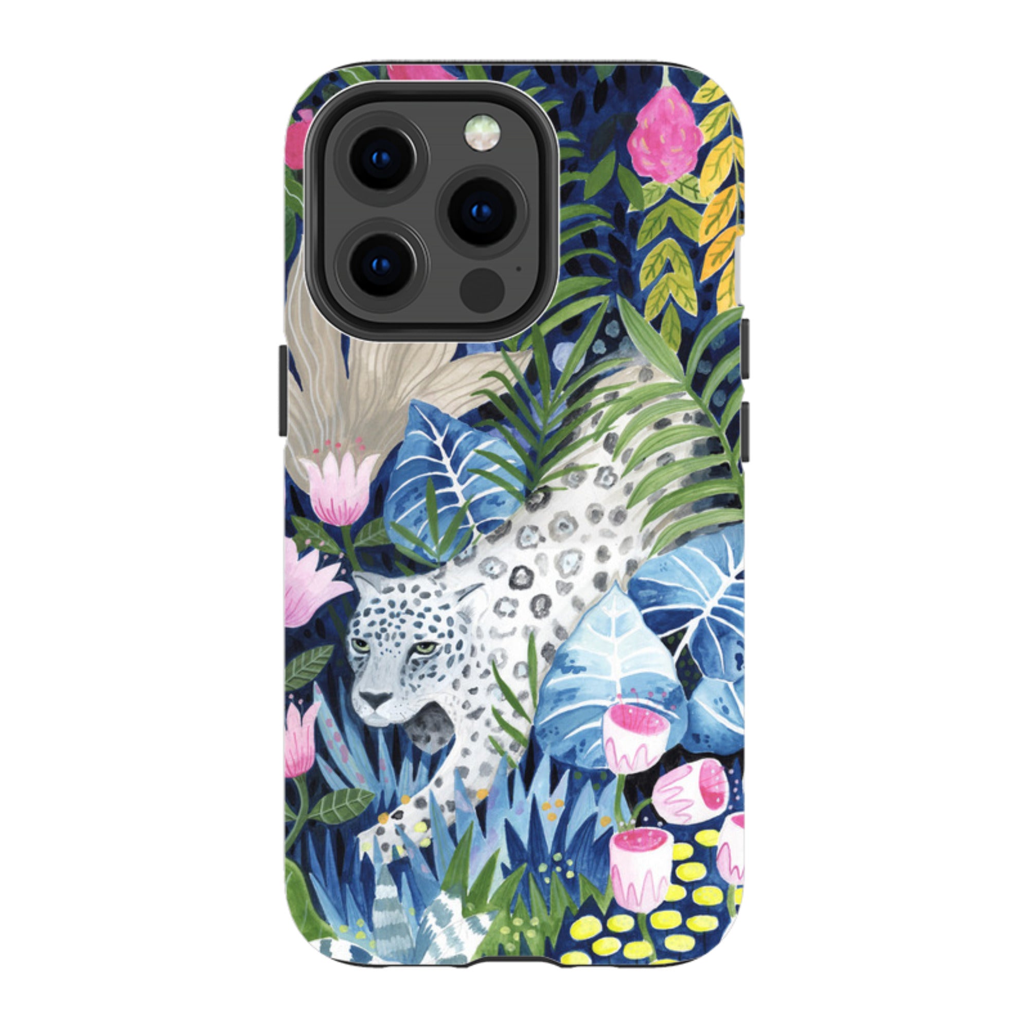 iPhone Tough Case - Prowling Leopard By Bex Parkin