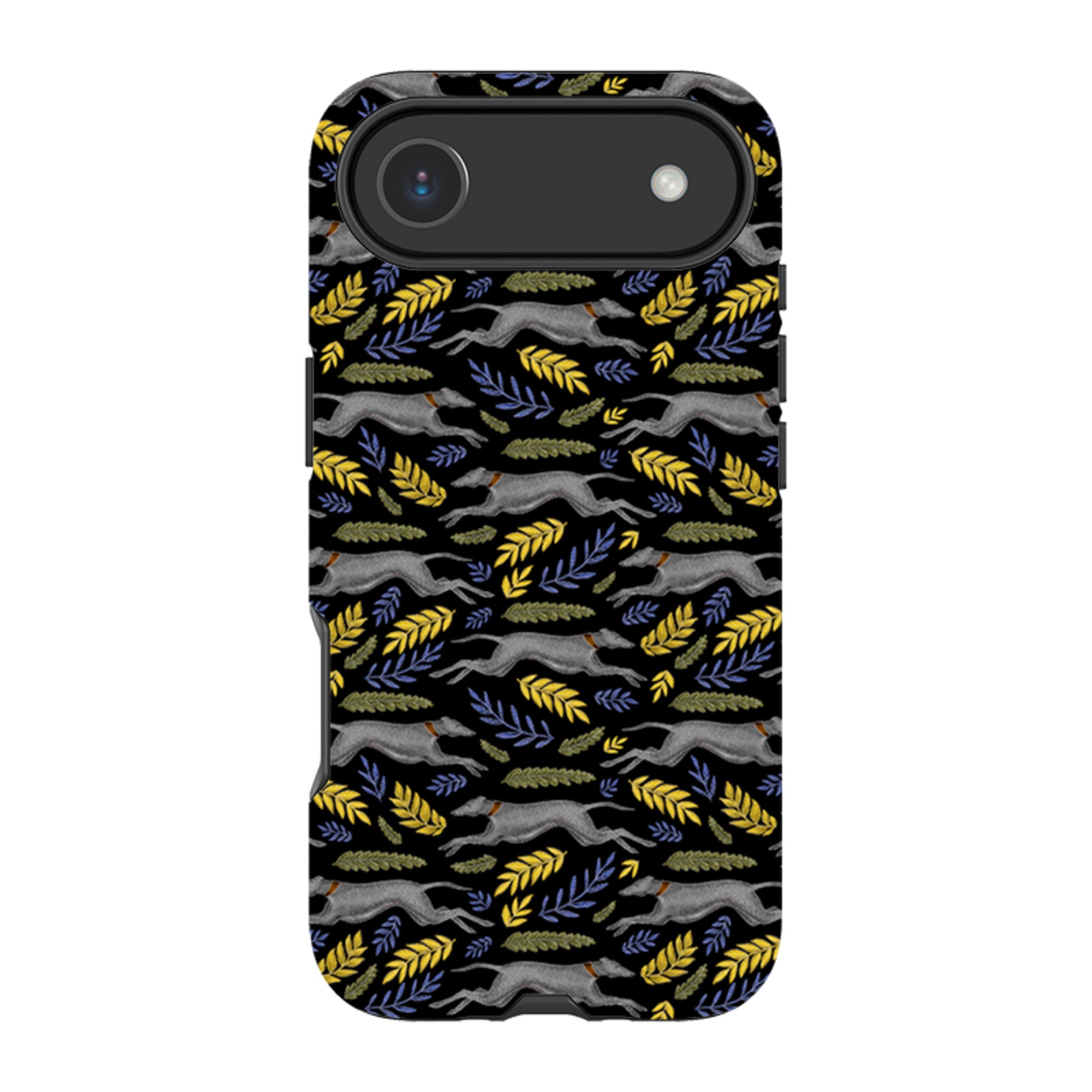 iPhone MagSafe Tough Case -  Greyhound Pattern By Catherine Rowe