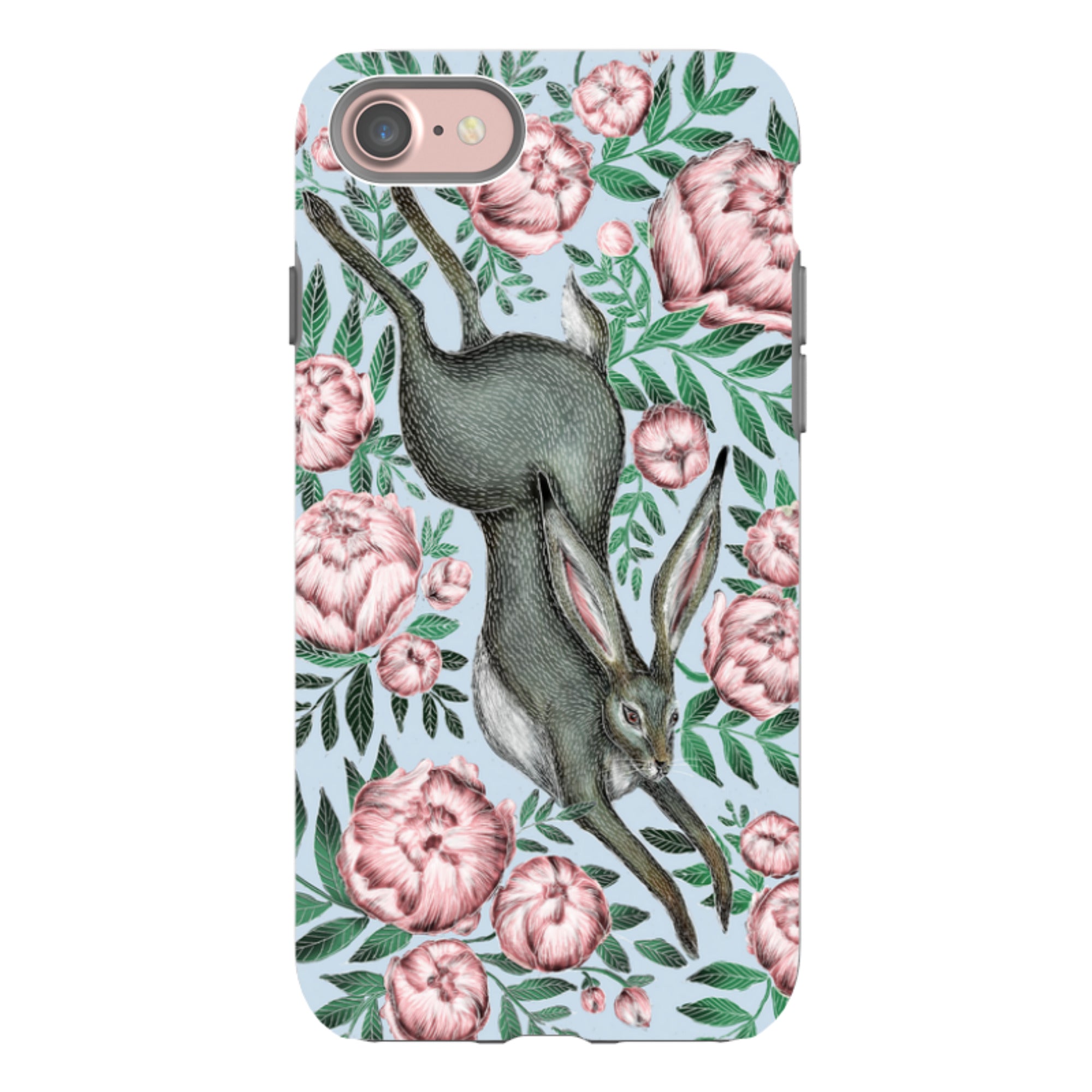 iPhone Tough Case - Hare And Peonies By Catherine Rowe